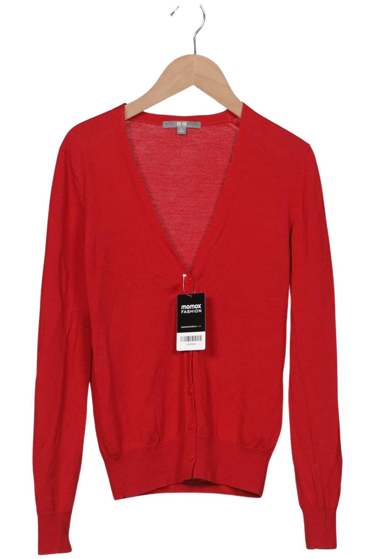 

uniqlo Damen Strickjacke, rot, Gr. 36