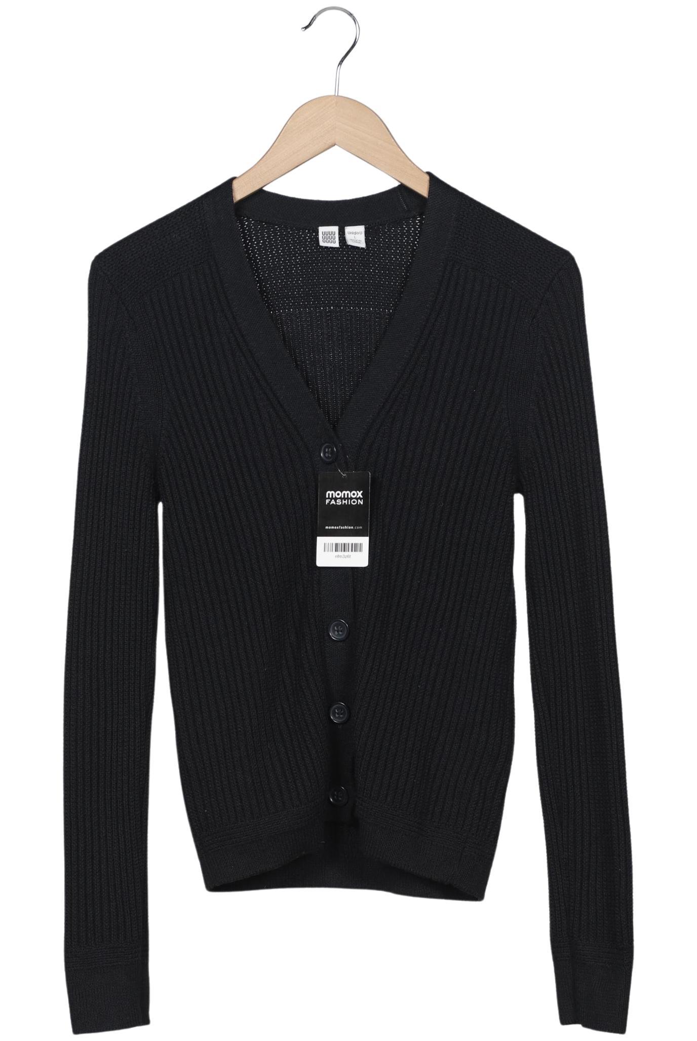 

uniqlo Damen Strickjacke, schwarz, Gr. 42