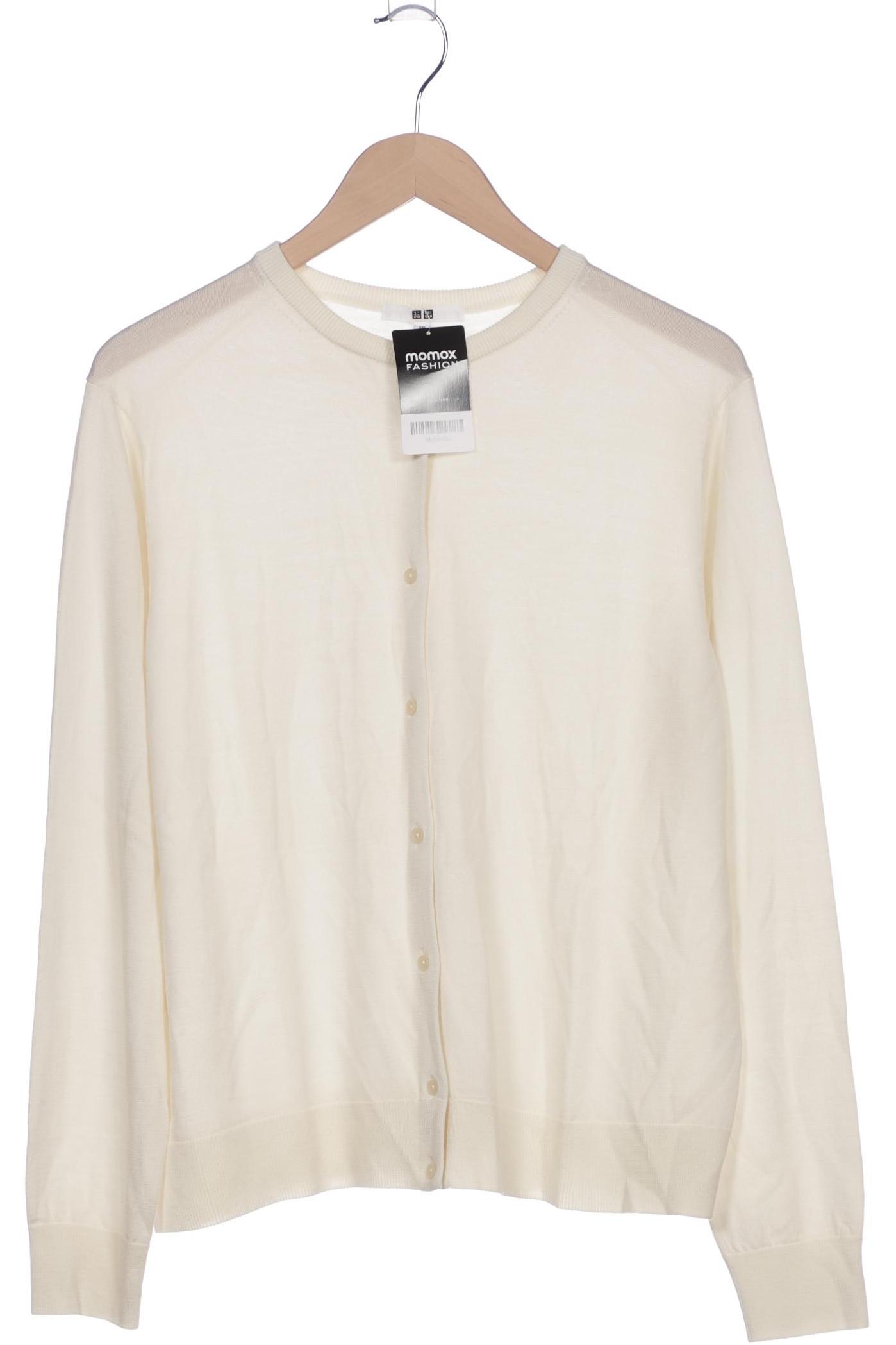 

uniqlo Damen Strickjacke, cremeweiß, Gr. 46