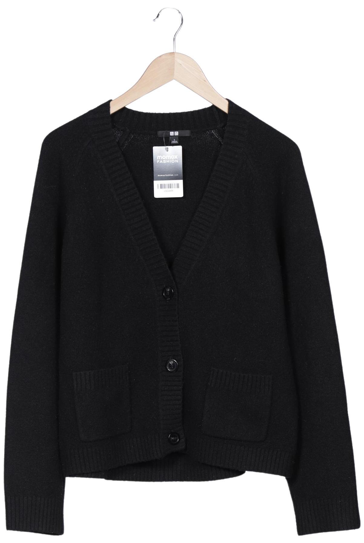 

uniqlo Damen Strickjacke, schwarz, Gr. 42