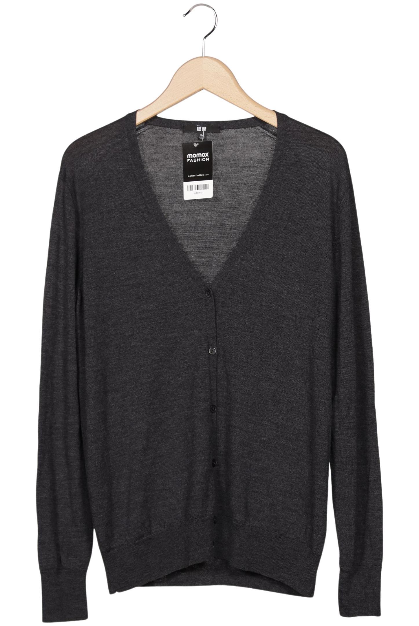 

uniqlo Damen Strickjacke, grau, Gr. 44