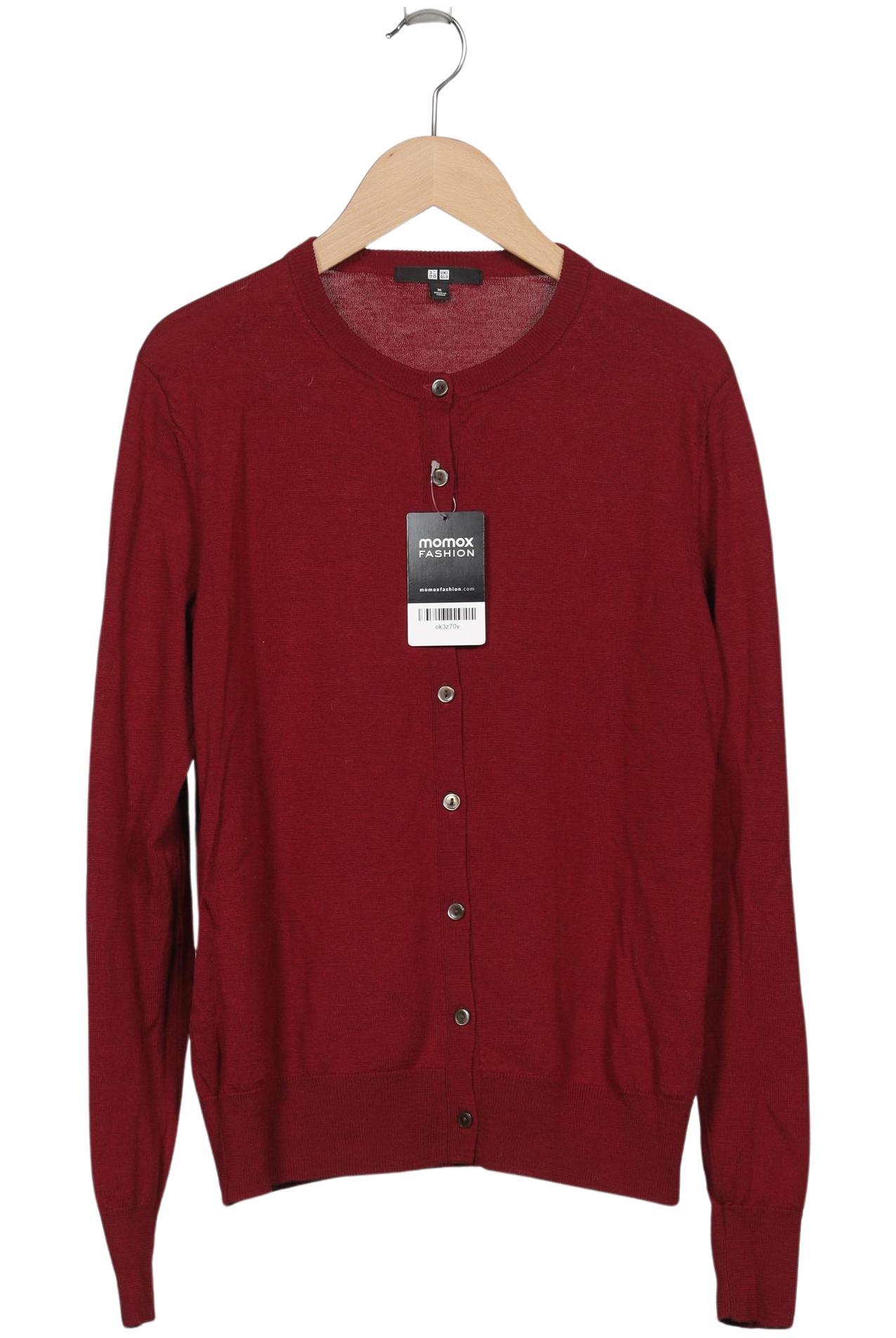 

uniqlo Damen Strickjacke, bordeaux, Gr. 38
