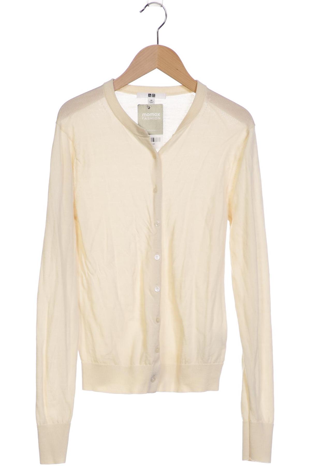 

uniqlo Damen Strickjacke, cremeweiß, Gr. 34