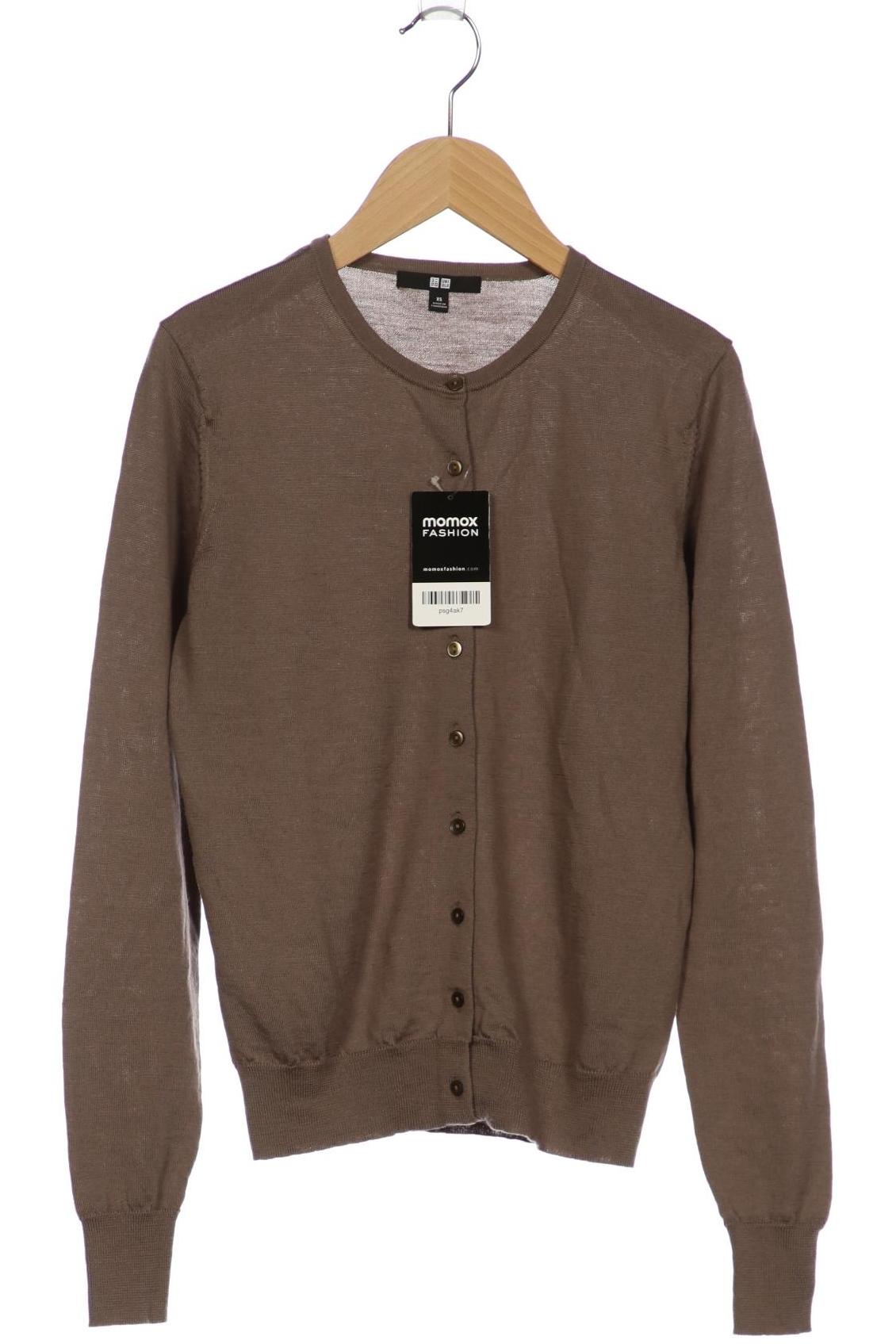 

uniqlo Damen Strickjacke, braun, Gr. 34