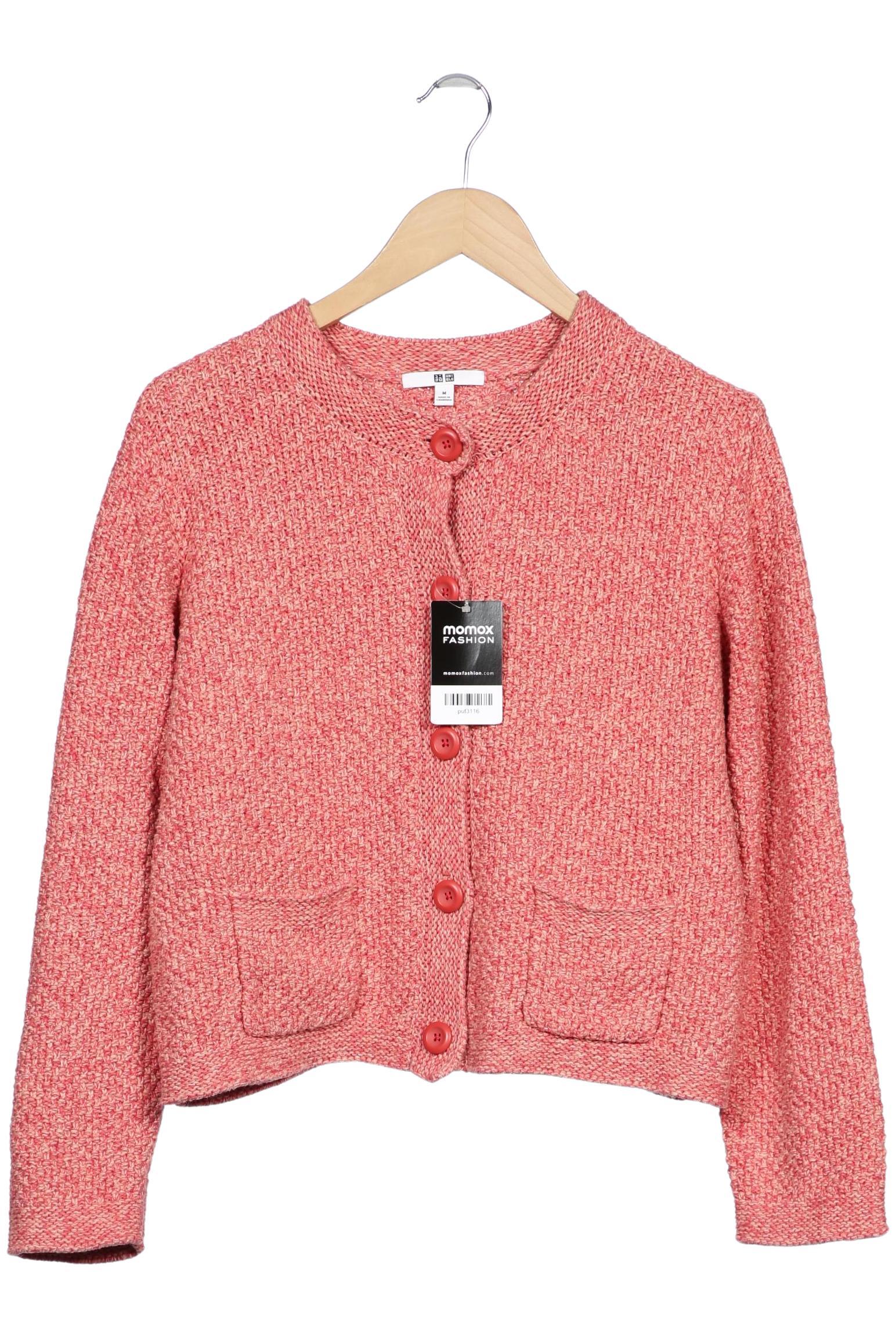 

uniqlo Damen Strickjacke, rot, Gr. 38
