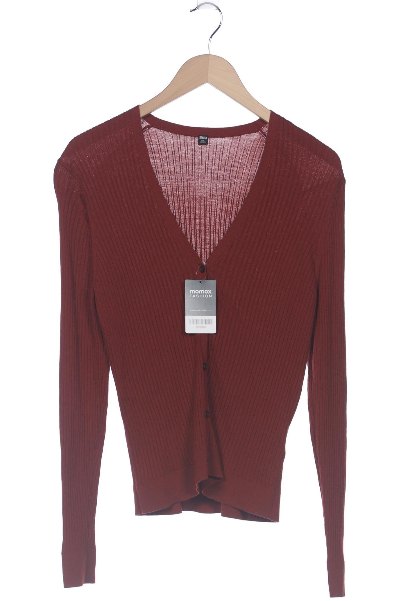 

uniqlo Damen Strickjacke, bordeaux, Gr. 46
