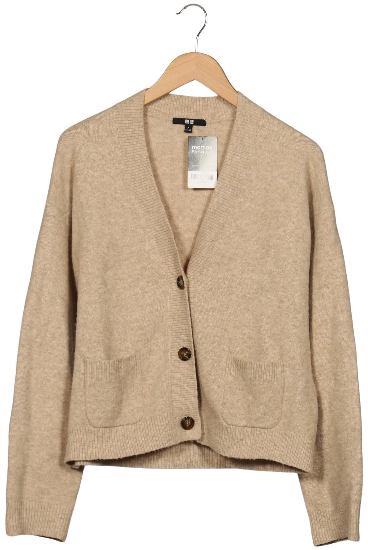 

uniqlo Damen Strickjacke, beige, Gr. 38