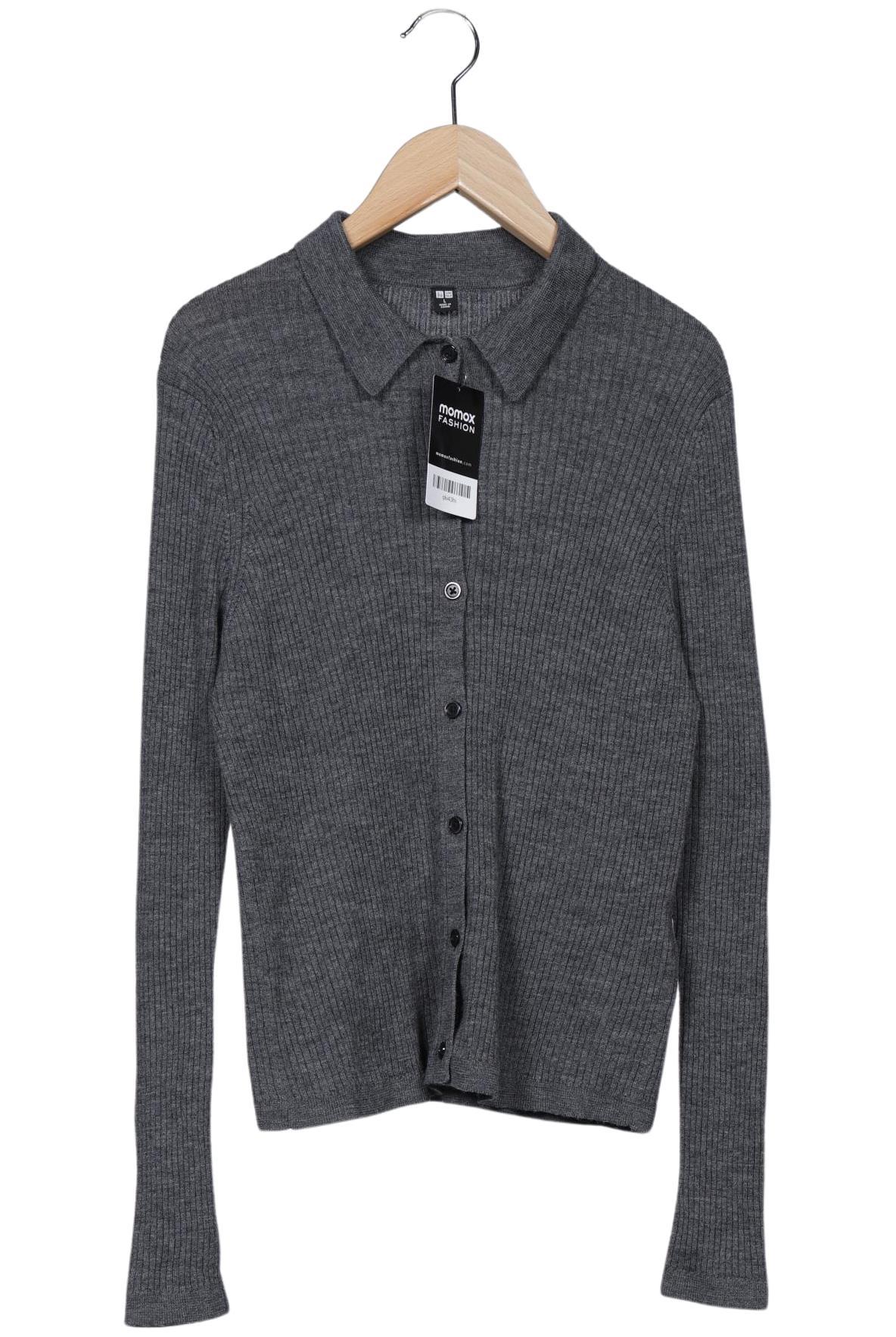 

uniqlo Damen Strickjacke, grau, Gr. 42