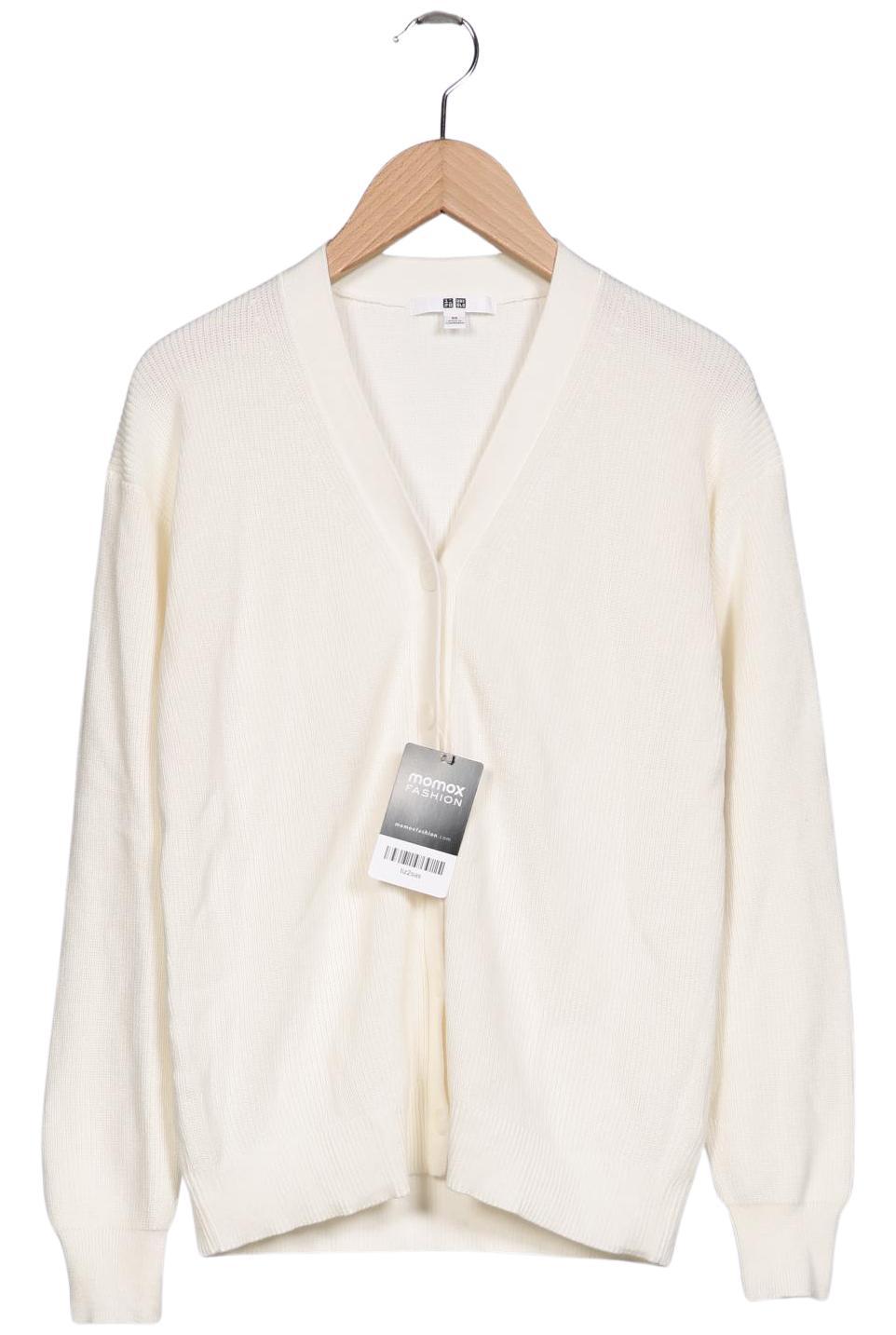 

uniqlo Damen Strickjacke, cremeweiß, Gr. 34