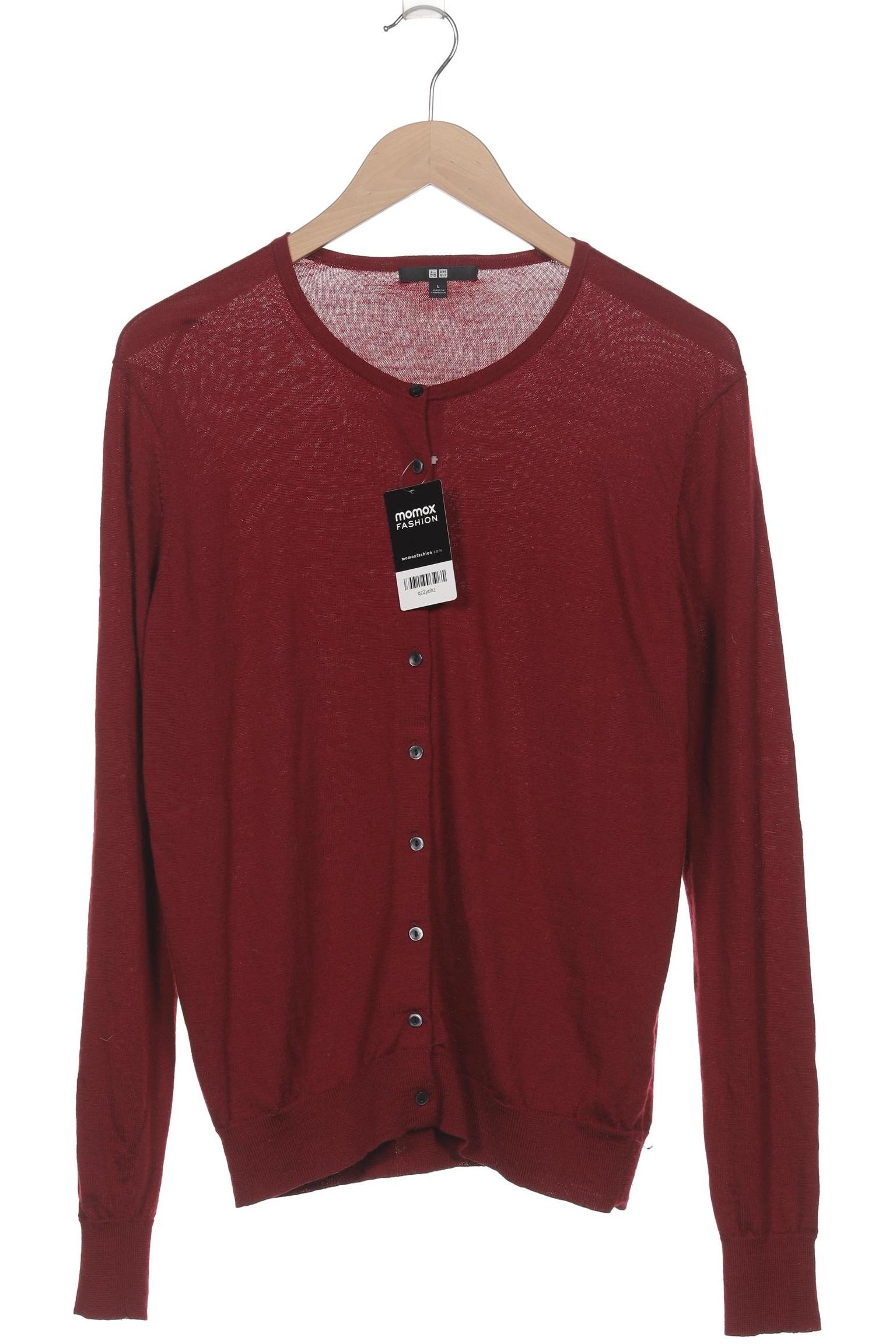 

uniqlo Damen Strickjacke, bordeaux, Gr. 42