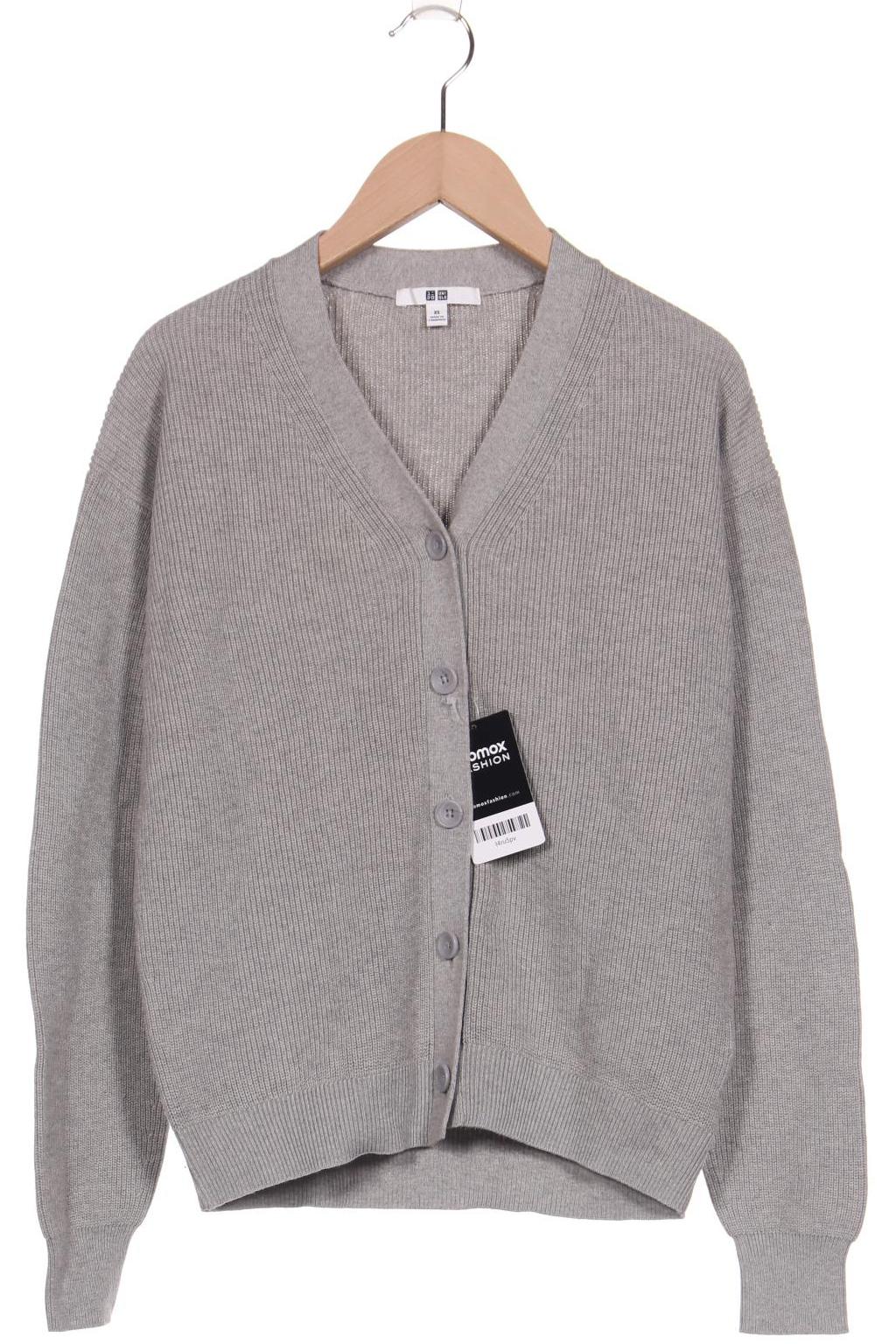 

uniqlo Damen Strickjacke, grau