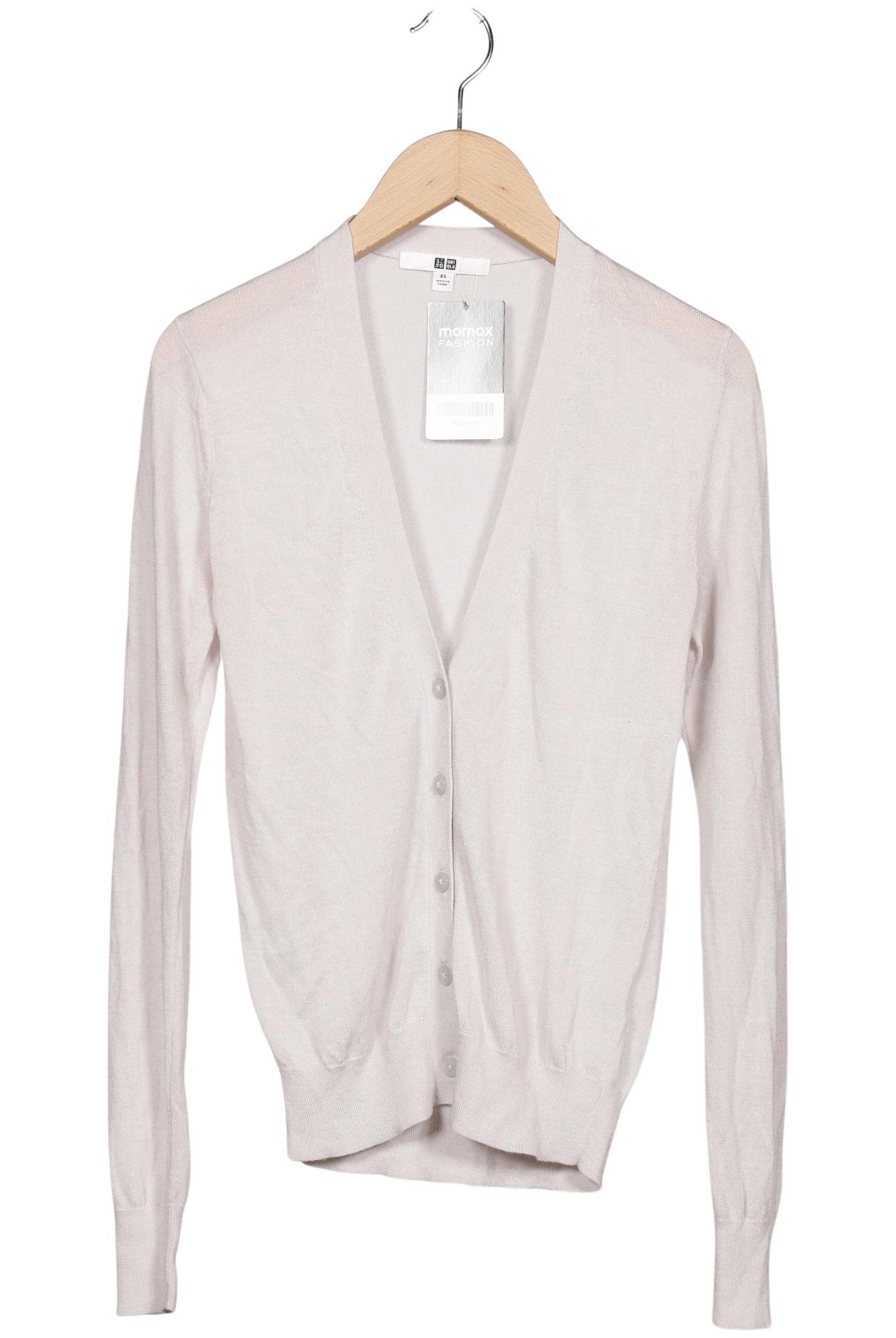

uniqlo Damen Strickjacke, grau, Gr. 34