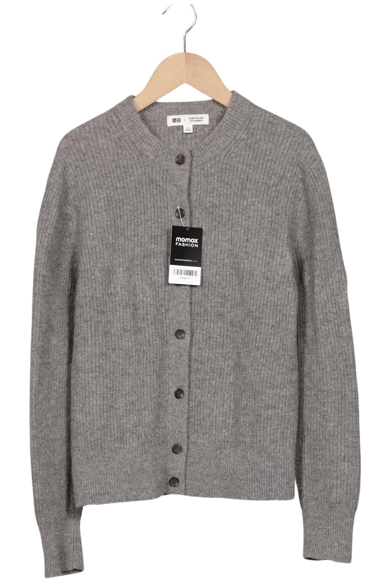 

uniqlo Damen Strickjacke, grau, Gr. 42