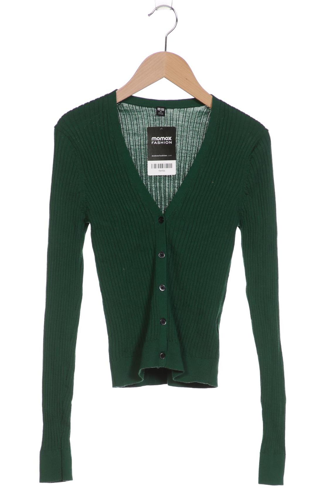 

uniqlo Damen Strickjacke, grün, Gr. 34