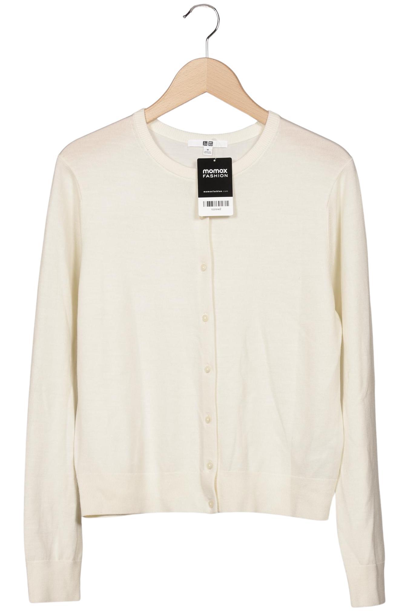 

uniqlo Damen Strickjacke, cremeweiß, Gr. 38