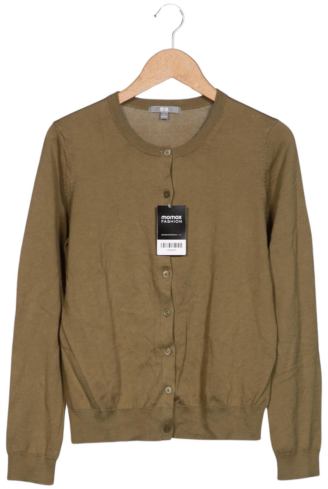 

uniqlo Damen Strickjacke, grün, Gr. 42