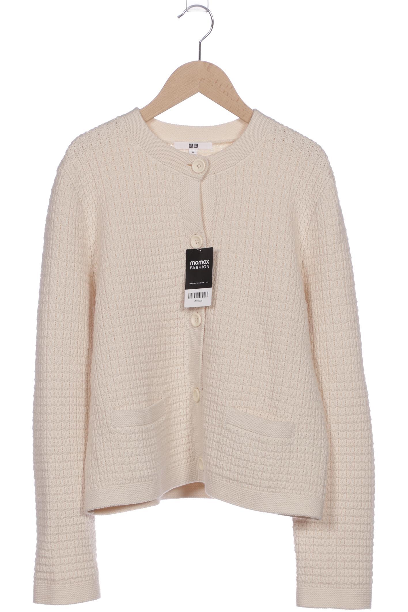 

uniqlo Damen Strickjacke, cremeweiß, Gr. 38