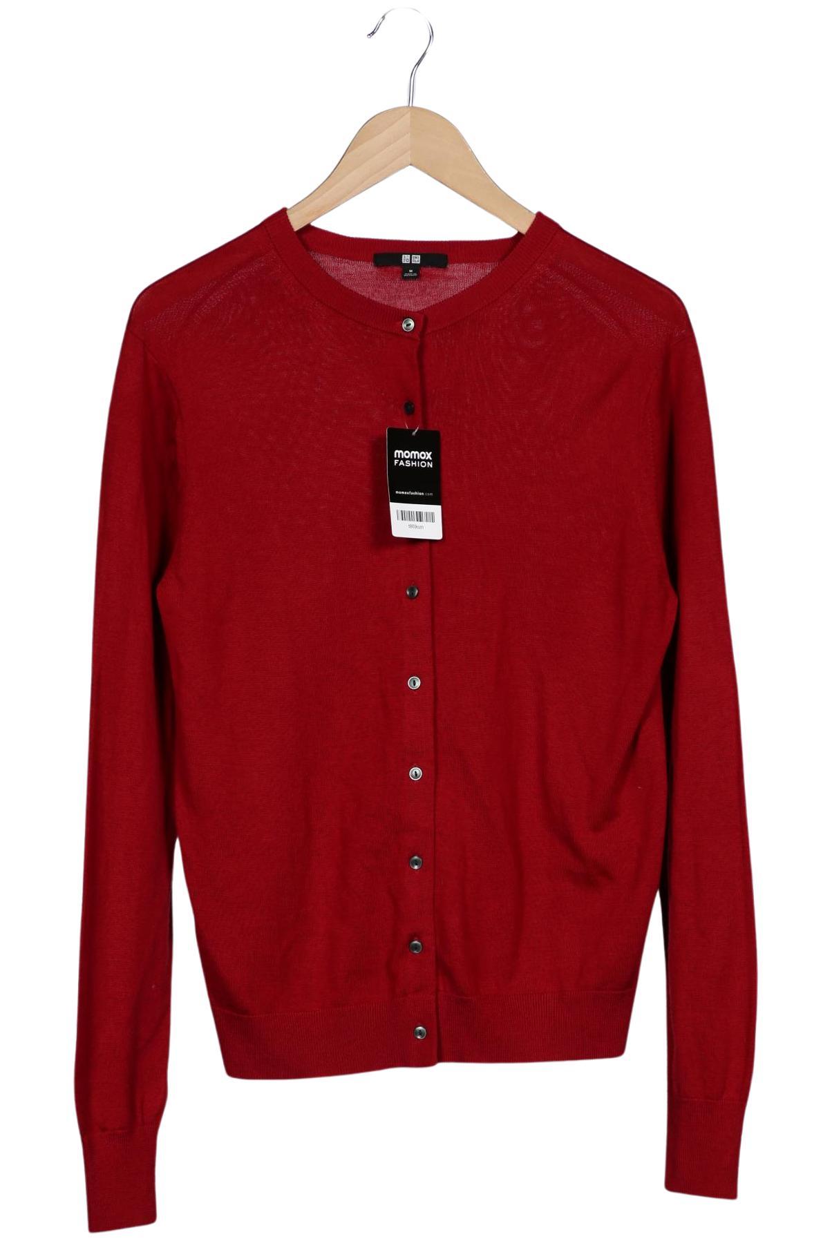 

uniqlo Damen Strickjacke, rot, Gr. 38