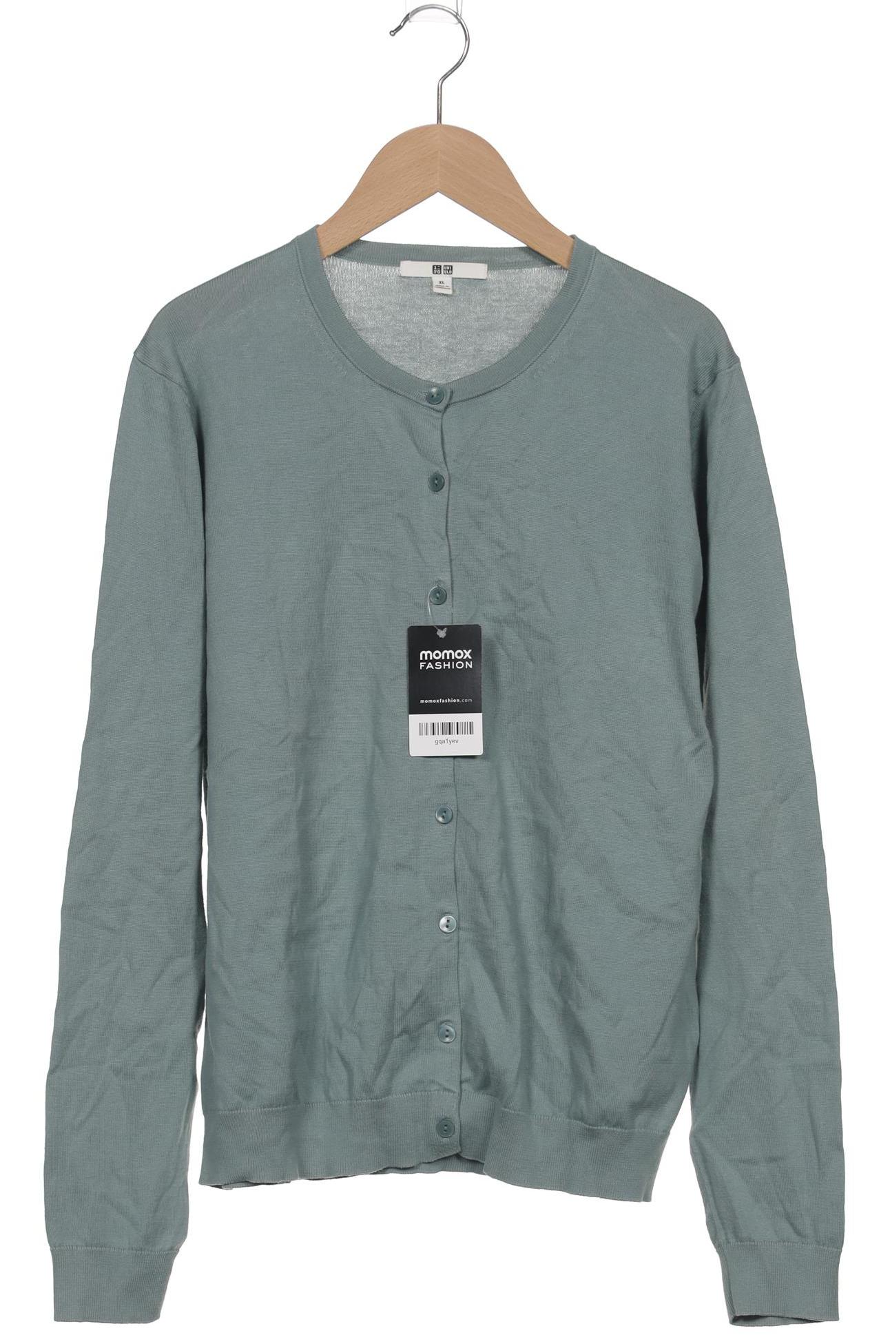 

uniqlo Damen Strickjacke, türkis, Gr. 44