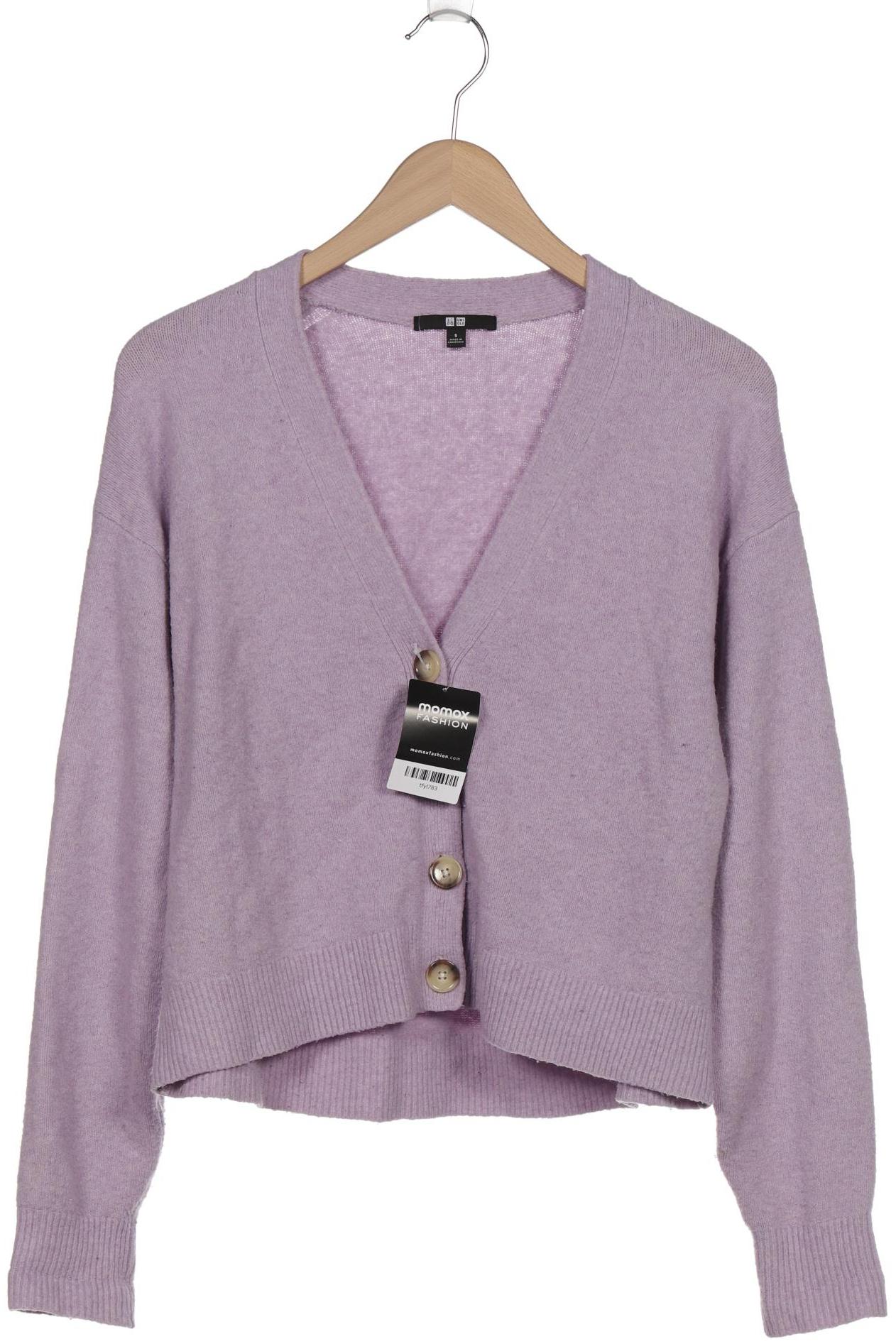 

uniqlo Damen Strickjacke, flieder, Gr. 36