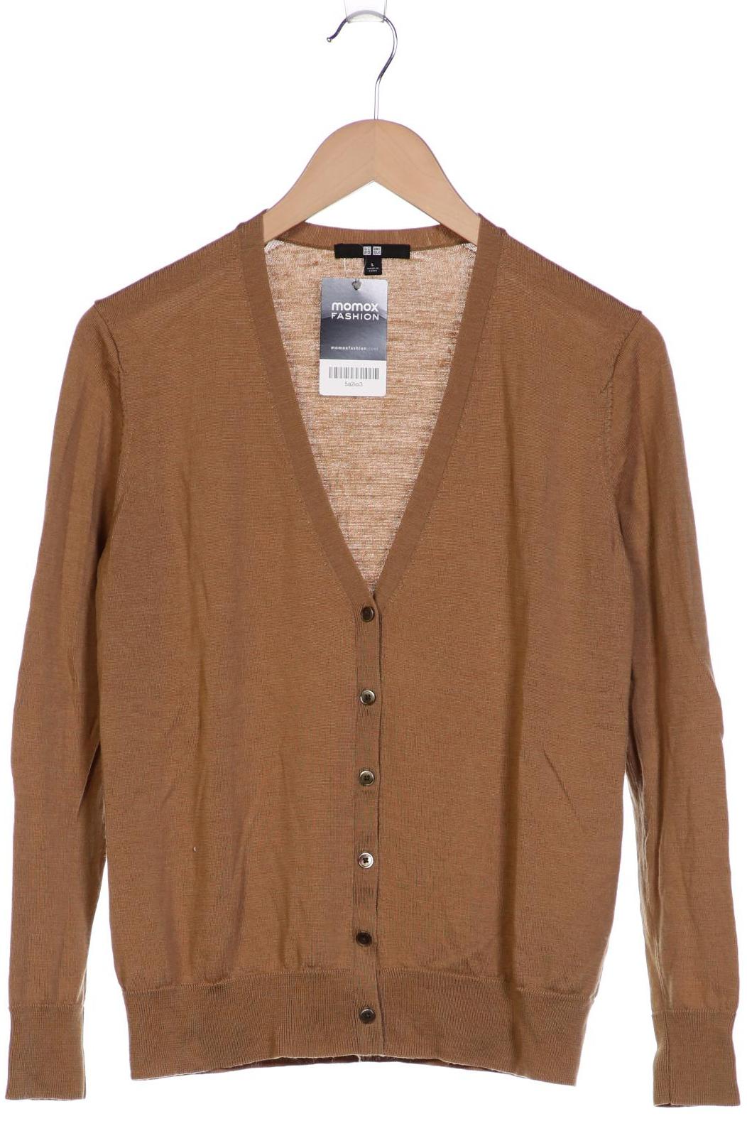

uniqlo Damen Strickjacke, braun, Gr. 42