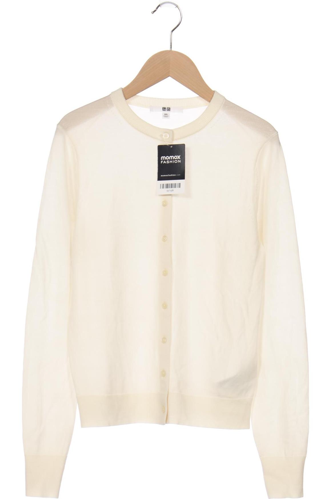 

uniqlo Damen Strickjacke, cremeweiß