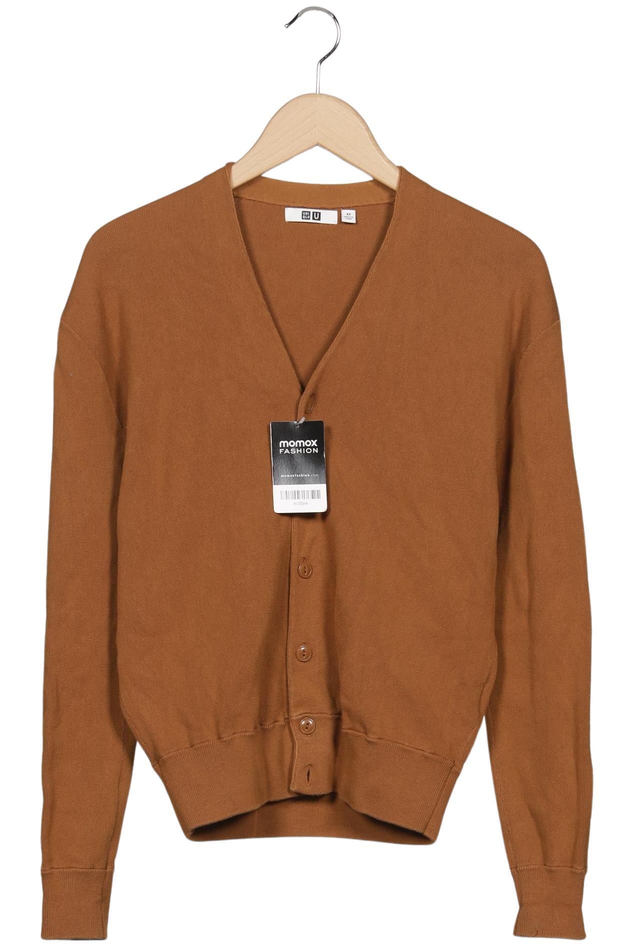 

uniqlo Damen Strickjacke, braun, Gr. 34