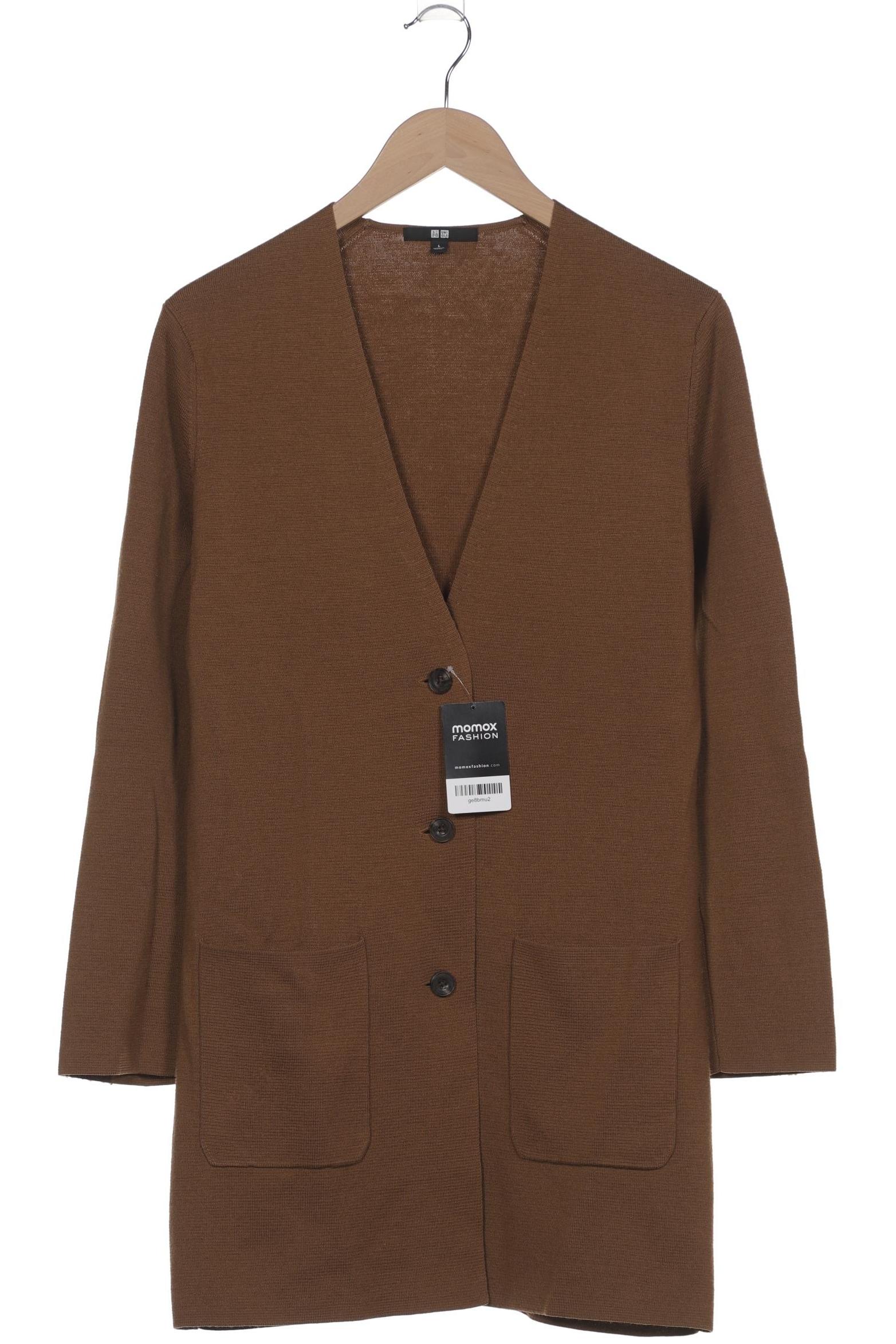 

uniqlo Damen Strickjacke, braun, Gr. 42