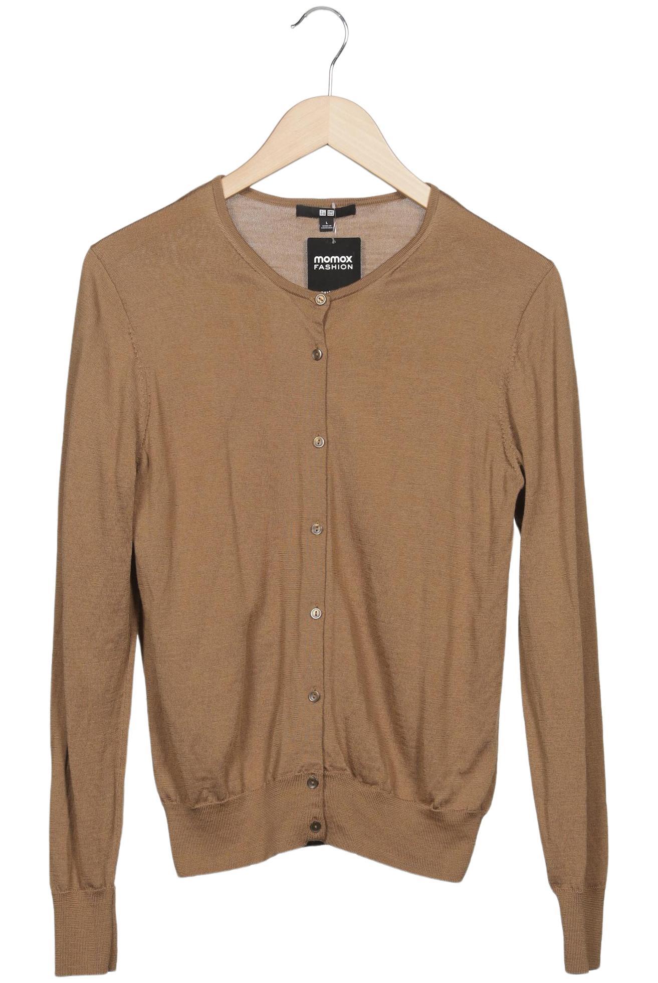 

uniqlo Damen Strickjacke, braun, Gr. 42