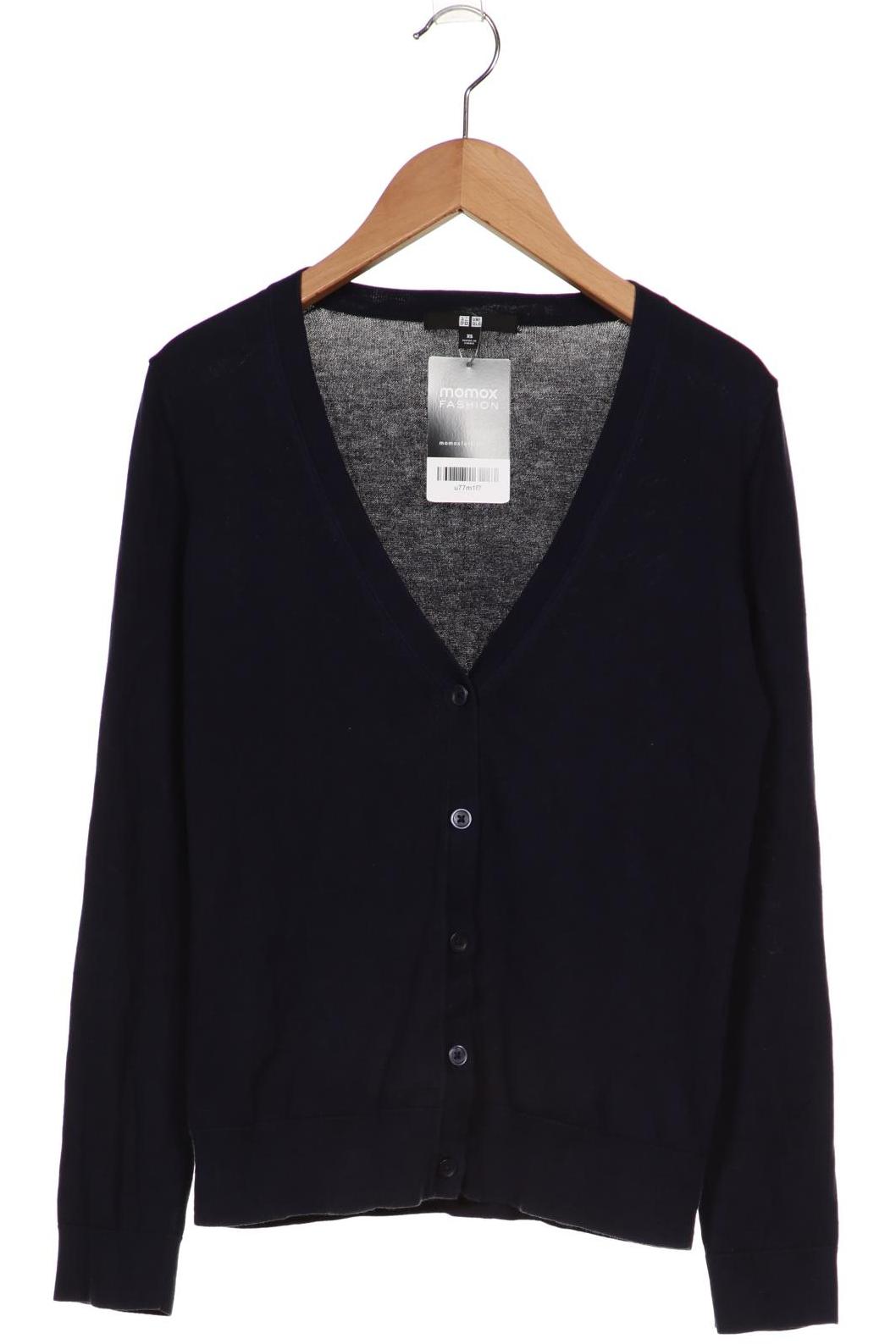 

uniqlo Damen Strickjacke, marineblau