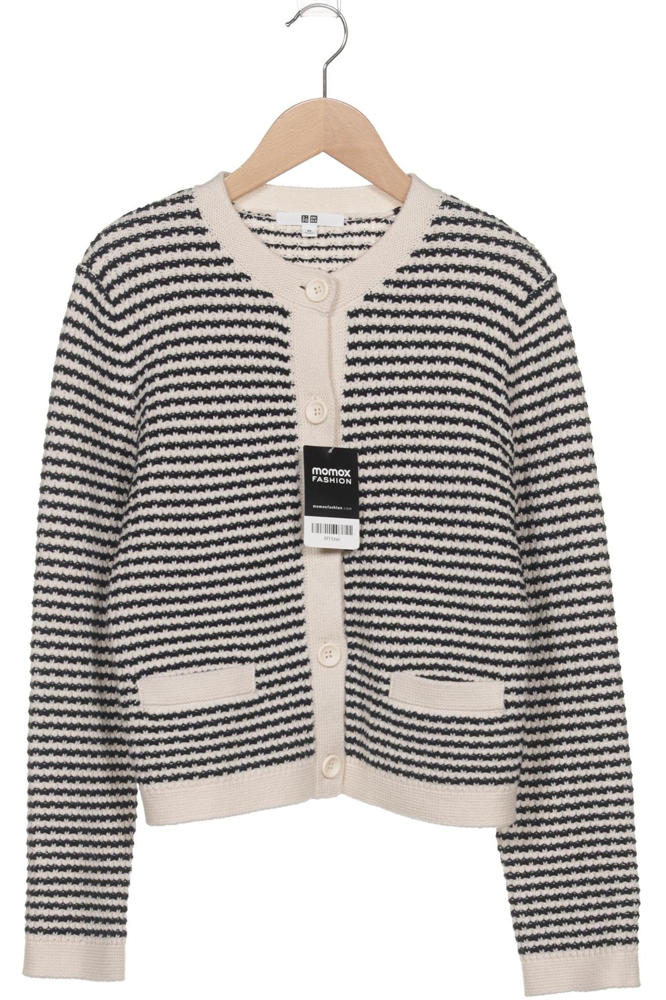 

uniqlo Damen Strickjacke, beige, Gr. 34