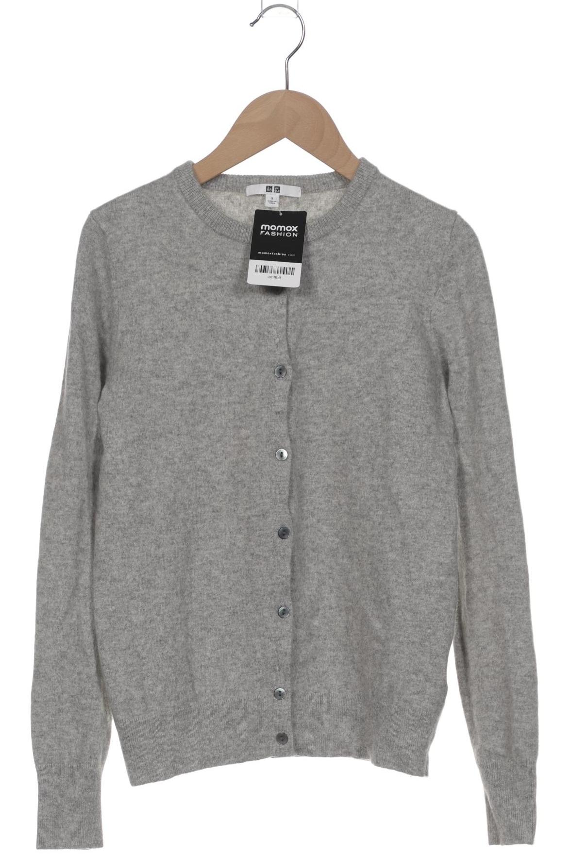 

uniqlo Damen Strickjacke, grau, Gr. 36