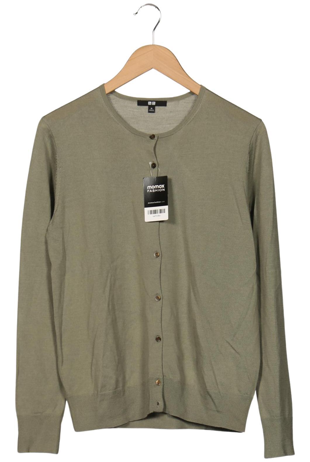 

uniqlo Damen Strickjacke, grün, Gr. 44