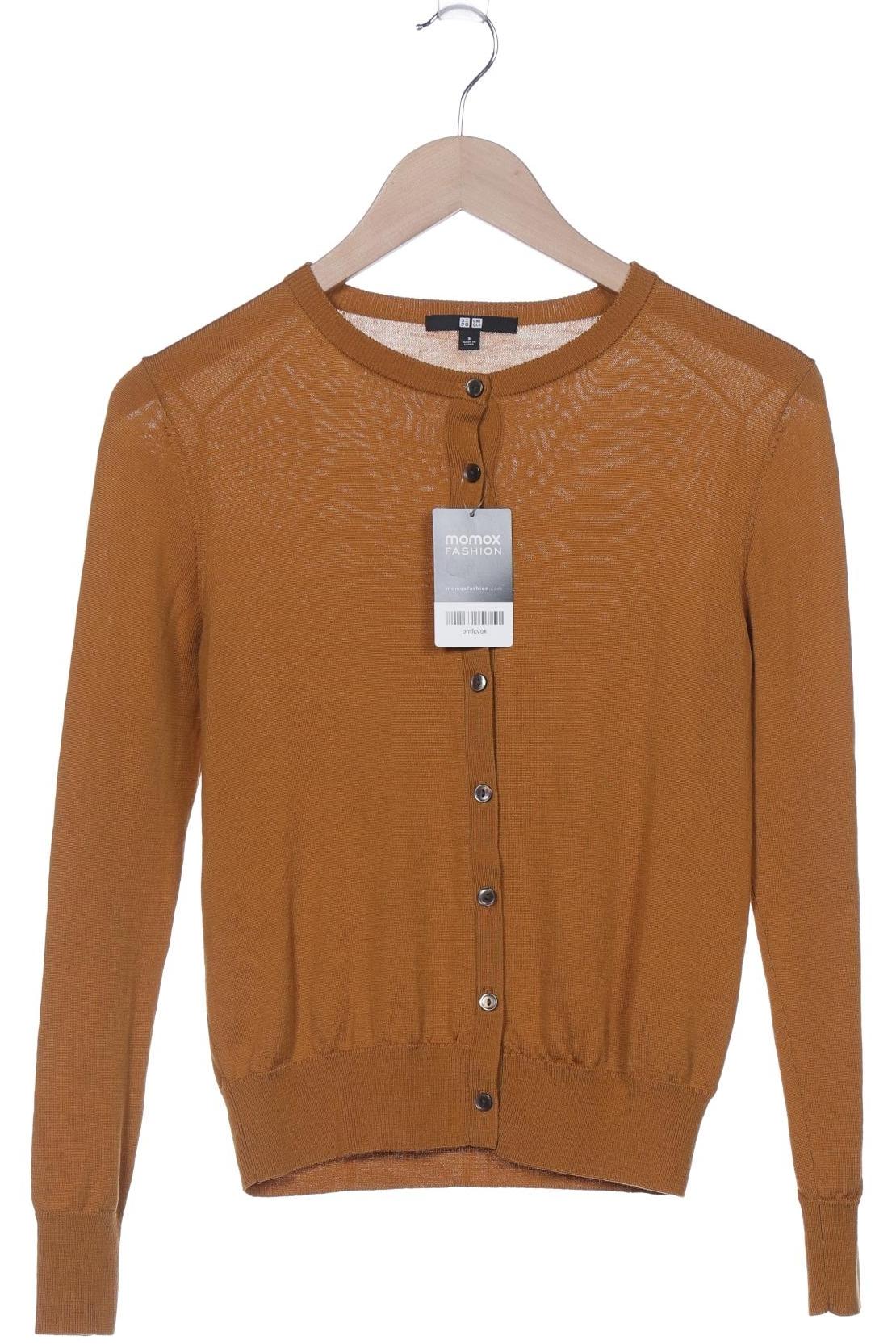 

uniqlo Damen Strickjacke, orange, Gr. 36