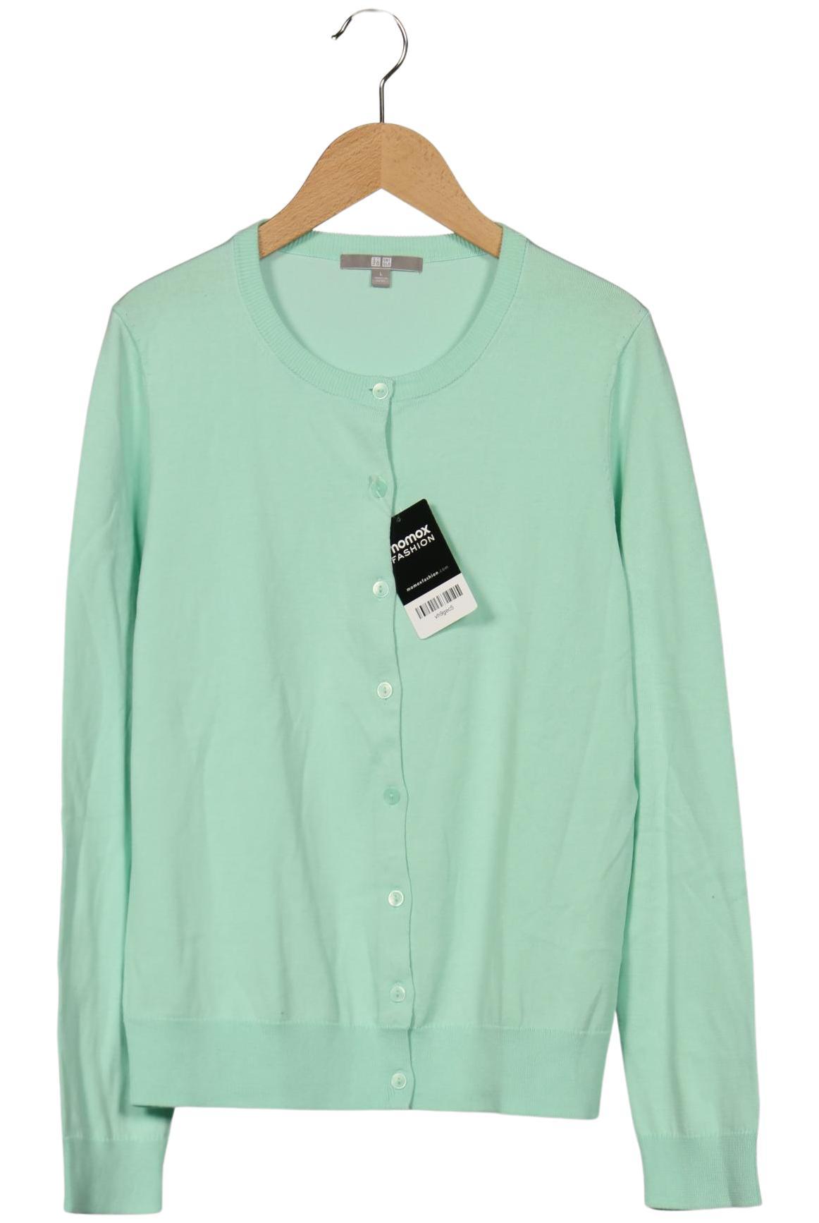 

uniqlo Damen Strickjacke, türkis, Gr. 42