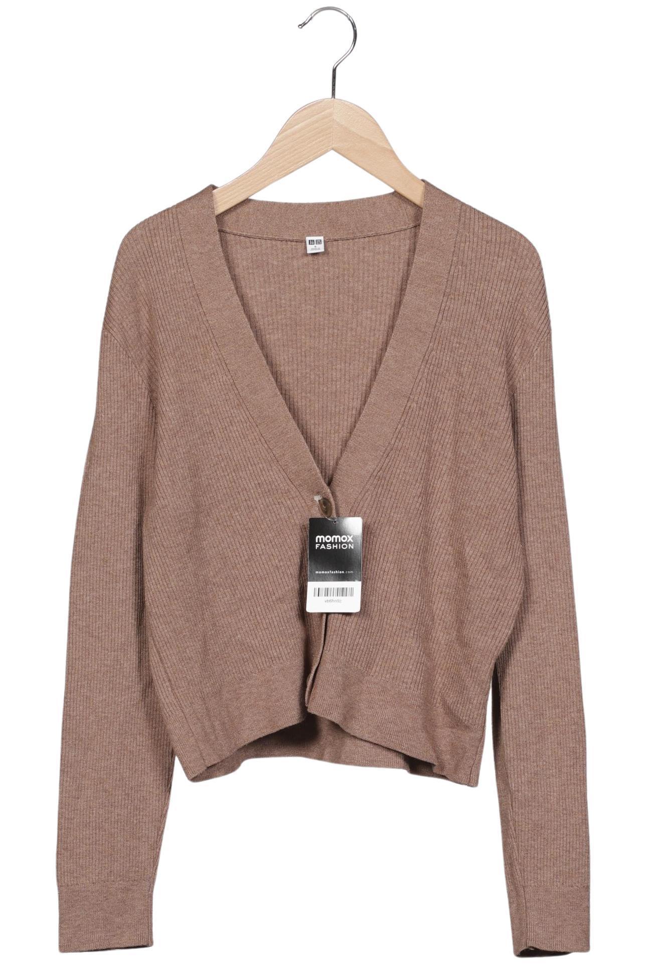 

uniqlo Damen Strickjacke, braun, Gr. 36