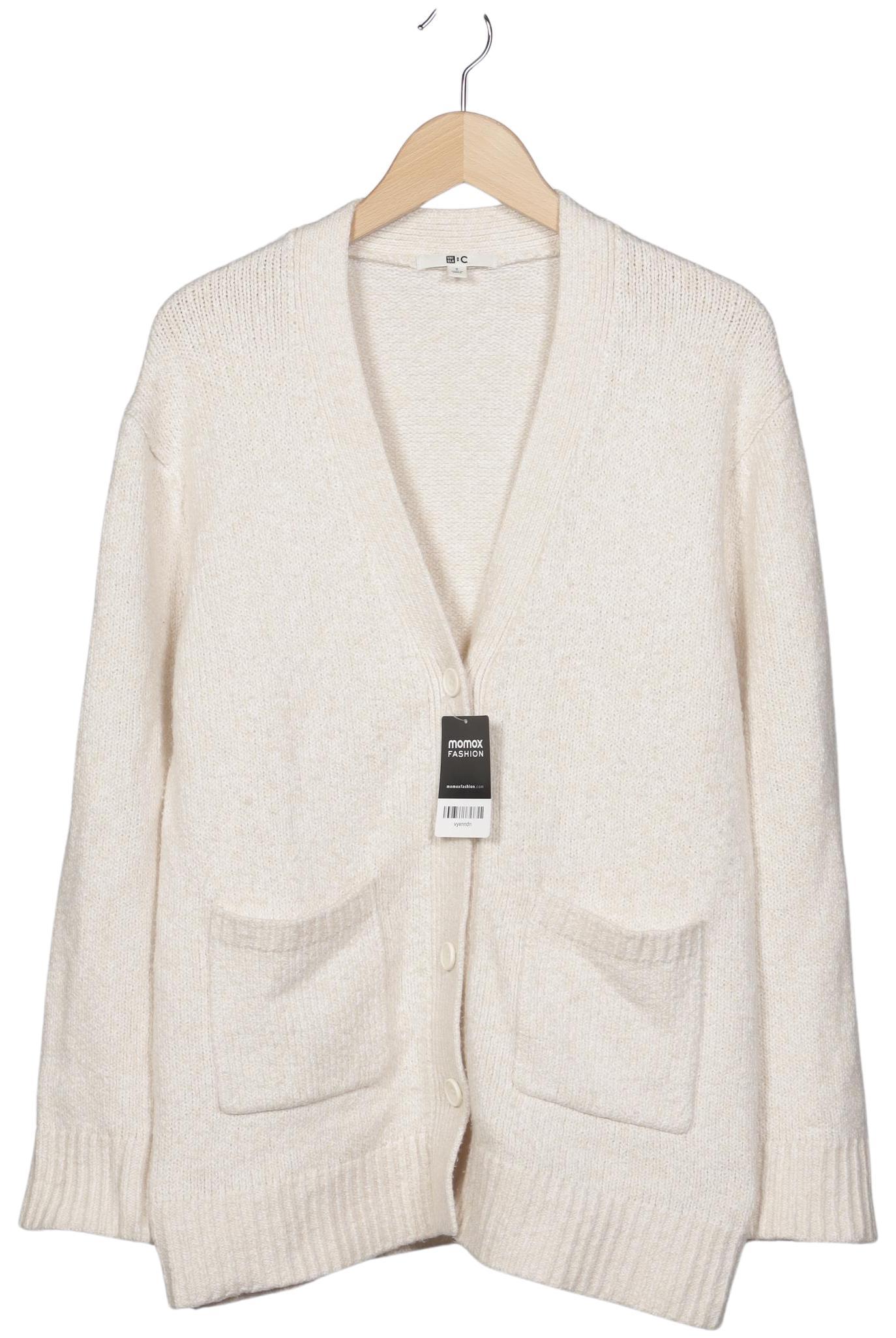 

uniqlo Damen Strickjacke, cremeweiß, Gr. 36