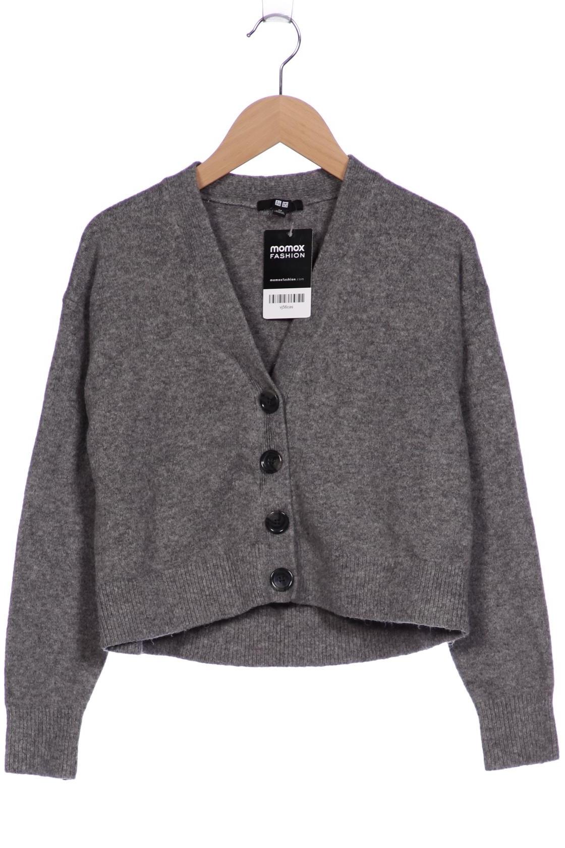 

uniqlo Damen Strickjacke, grau, Gr. 34