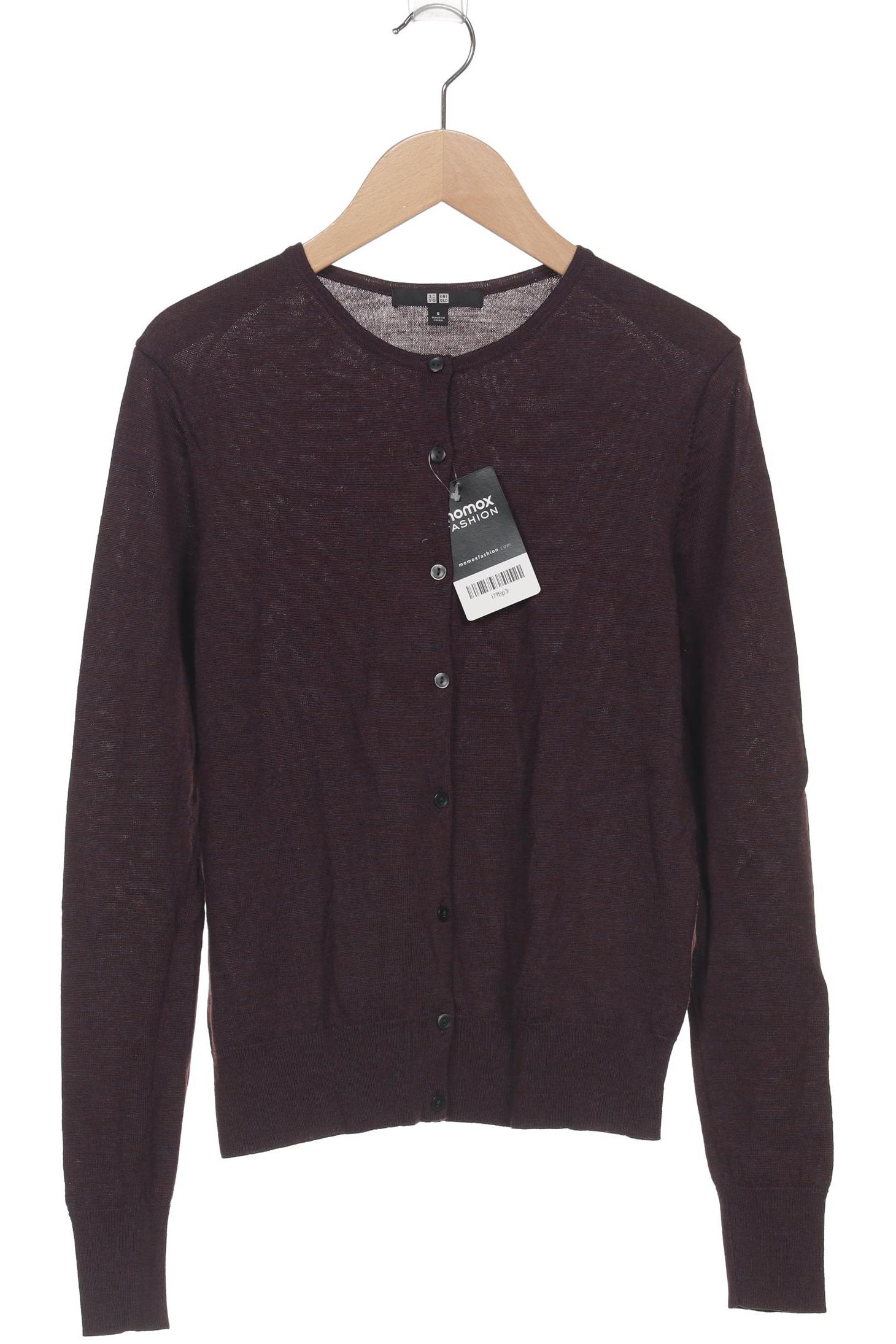 

uniqlo Damen Strickjacke, bordeaux, Gr. 36
