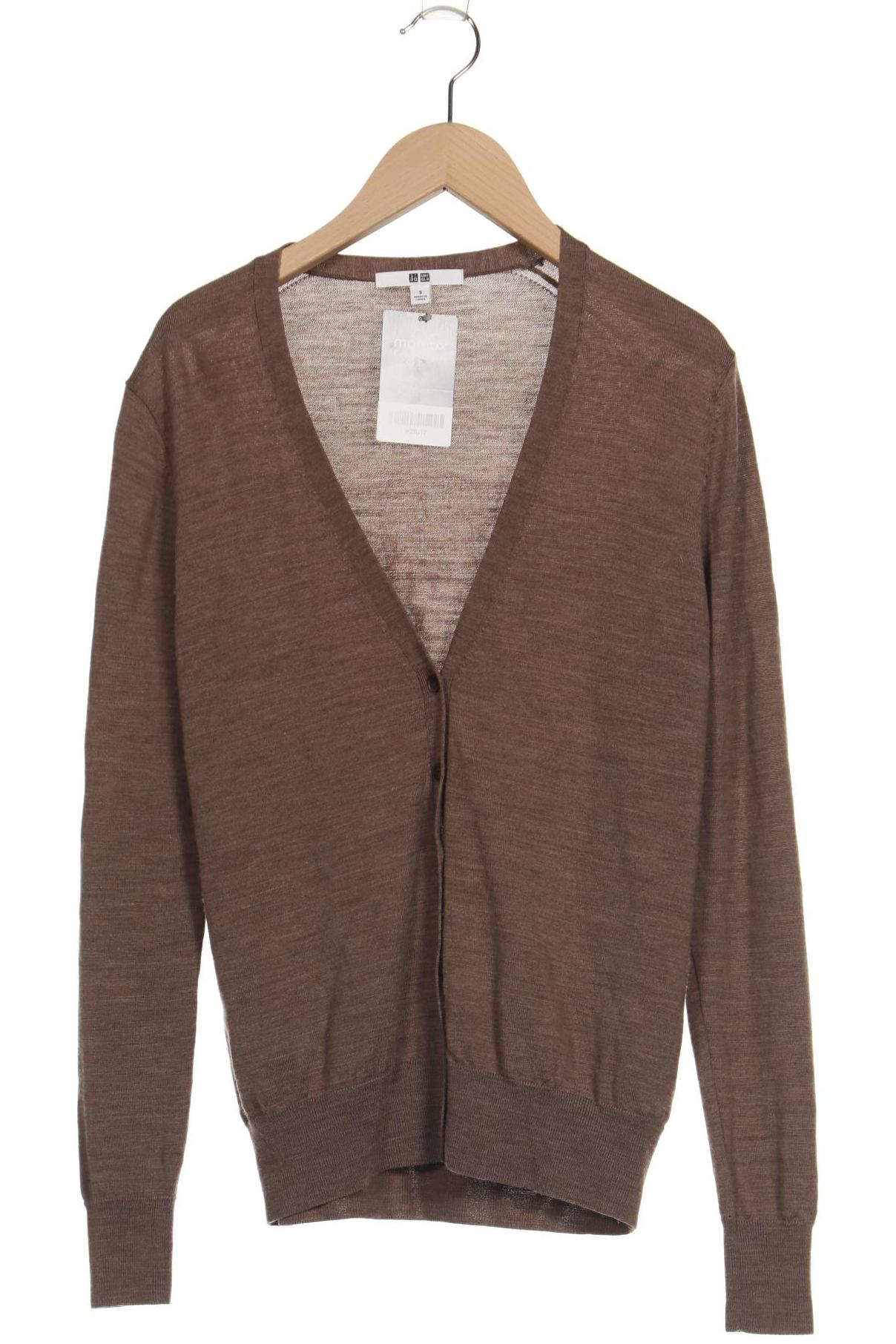 

uniqlo Damen Strickjacke, braun, Gr. 36
