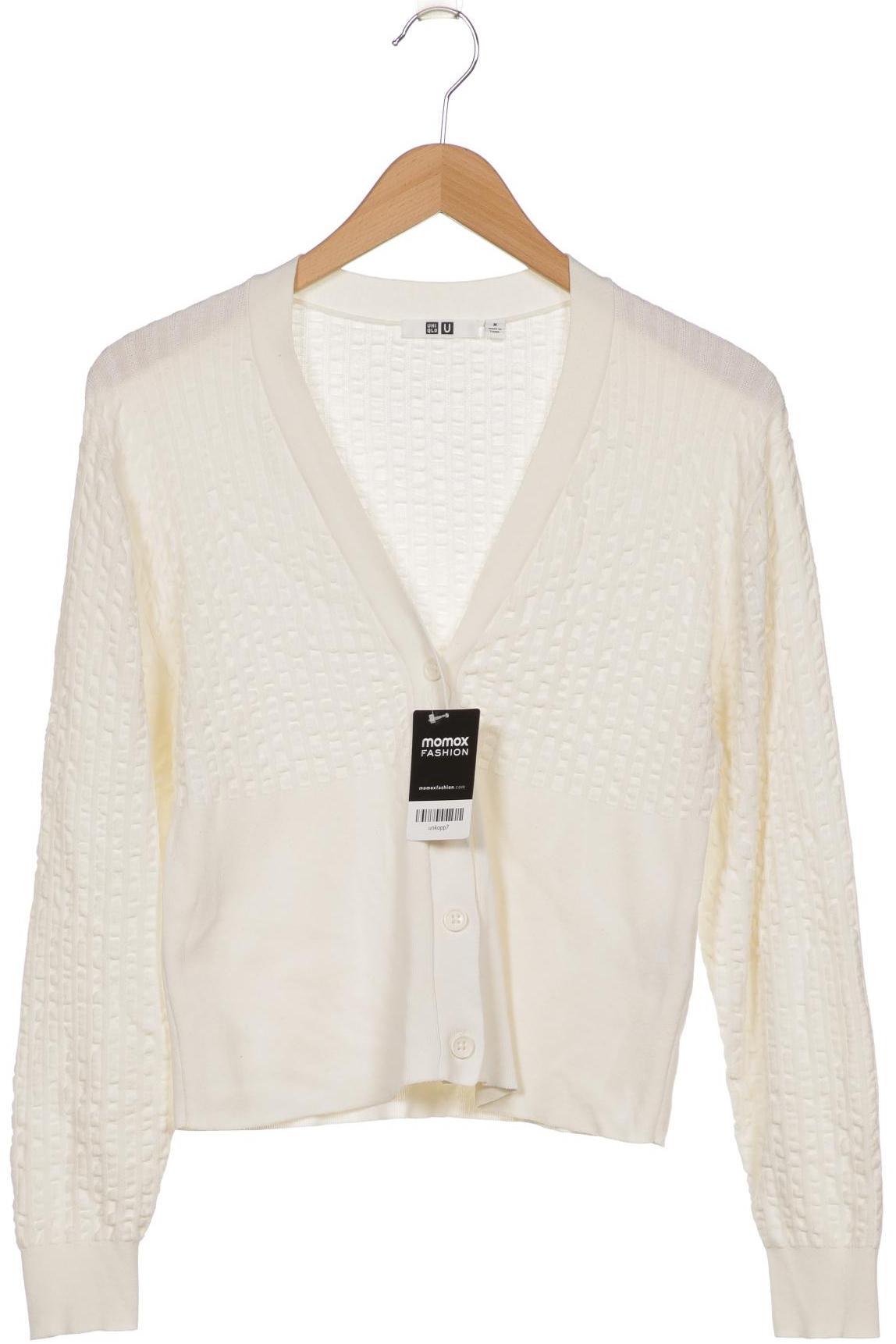 

uniqlo Damen Strickjacke, cremeweiß
