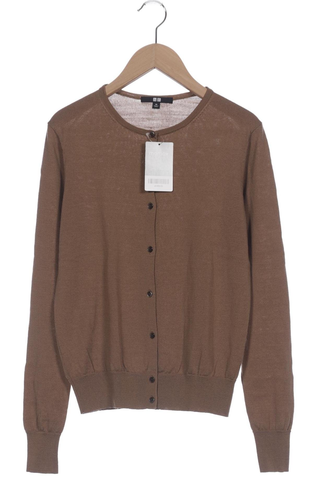 

uniqlo Damen Strickjacke, braun, Gr. 34