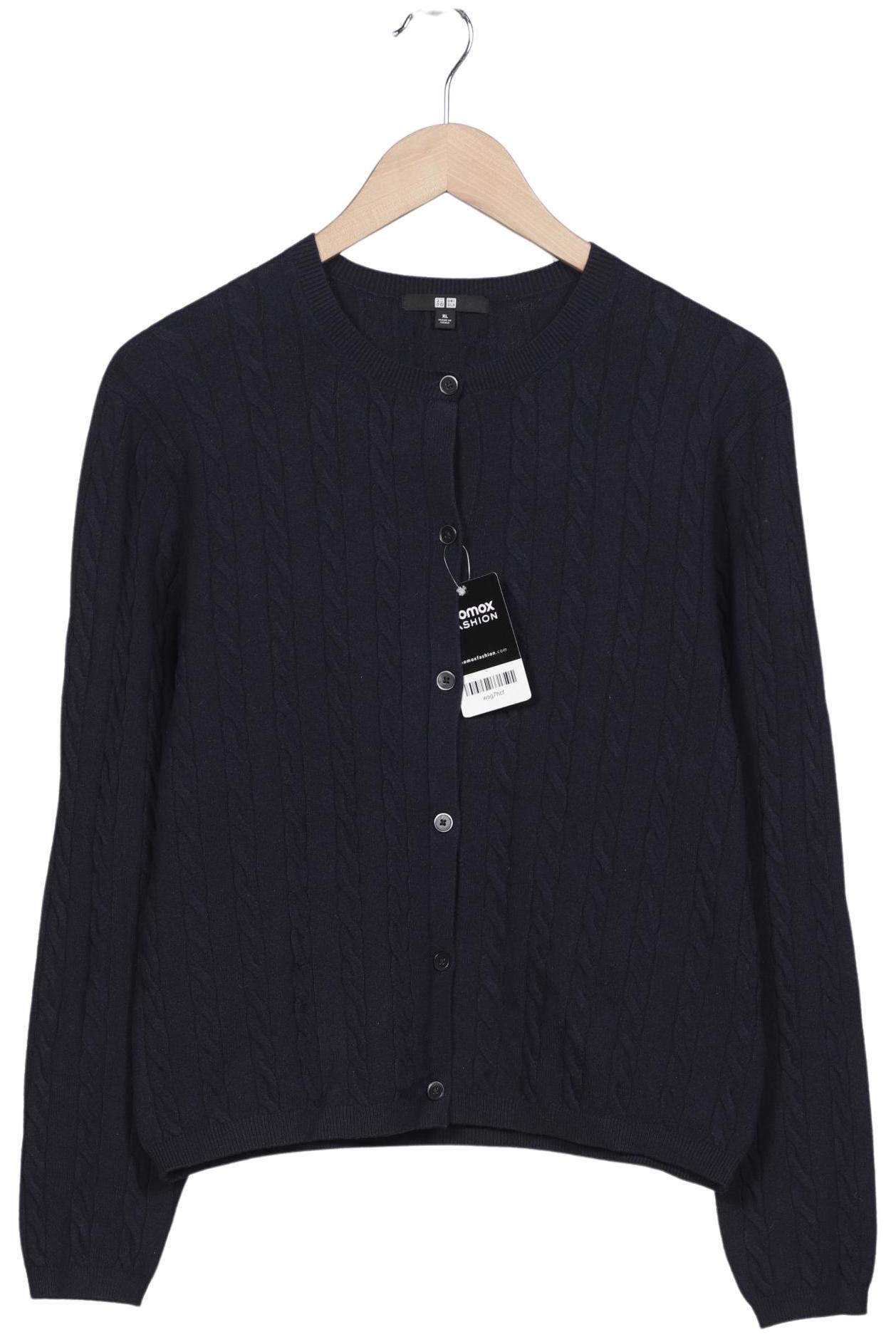 

uniqlo Damen Strickjacke, marineblau, Gr. 44