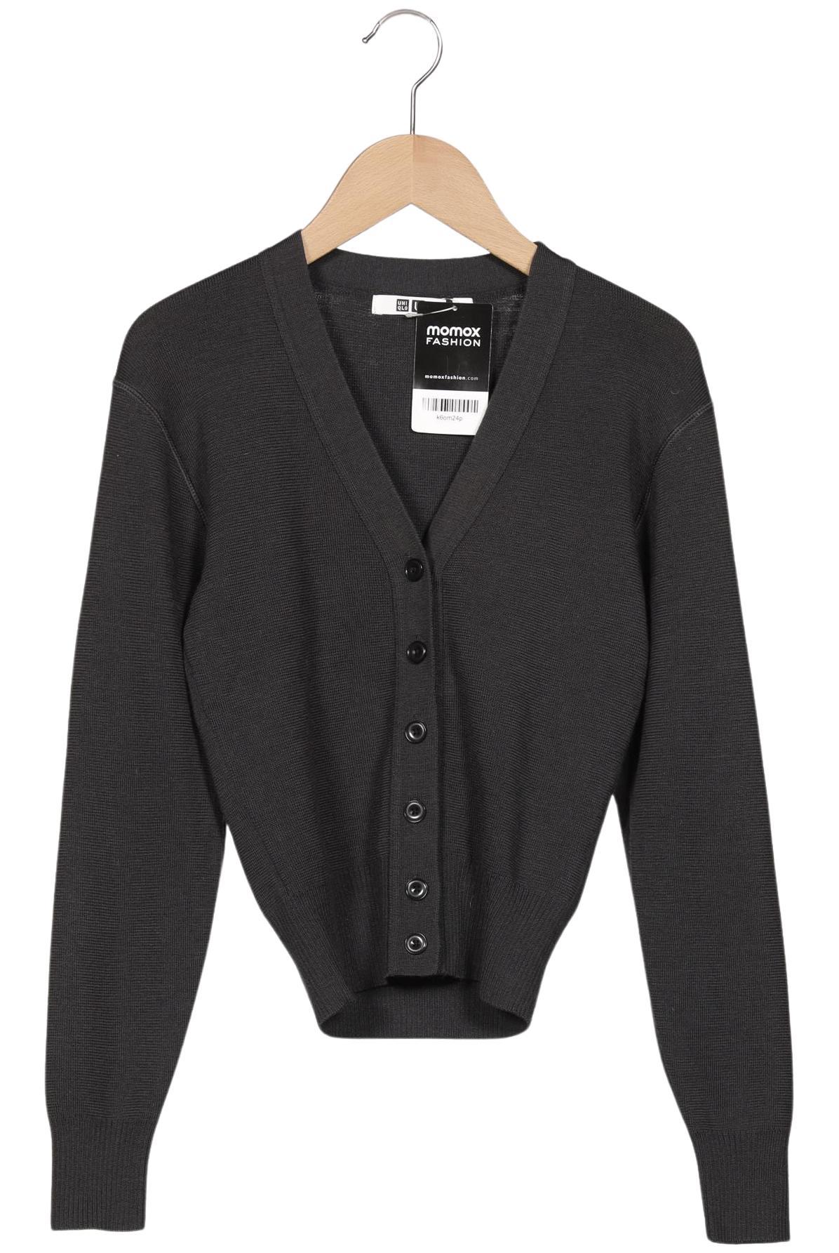 

uniqlo Damen Strickjacke, grau, Gr. 36