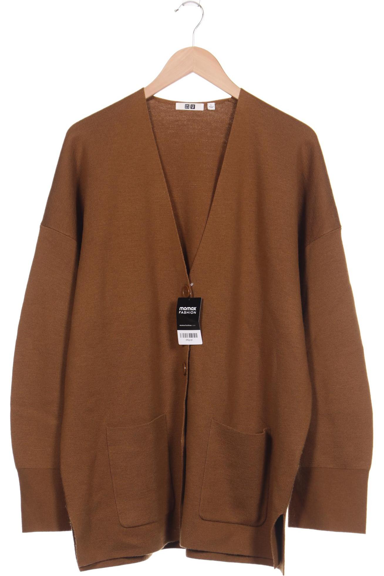 

uniqlo Damen Strickjacke, braun, Gr. 42