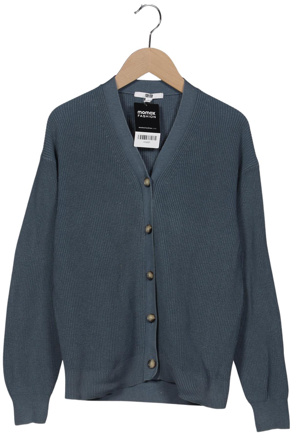 

uniqlo Damen Strickjacke, blau, Gr. 36