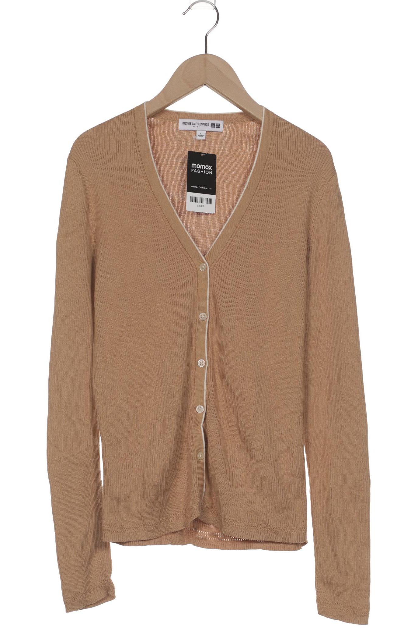 

uniqlo Damen Strickjacke, beige, Gr. 42