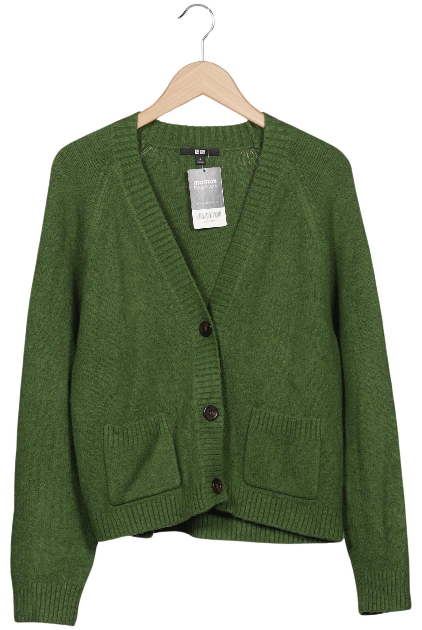 

uniqlo Damen Strickjacke, grün, Gr. 36