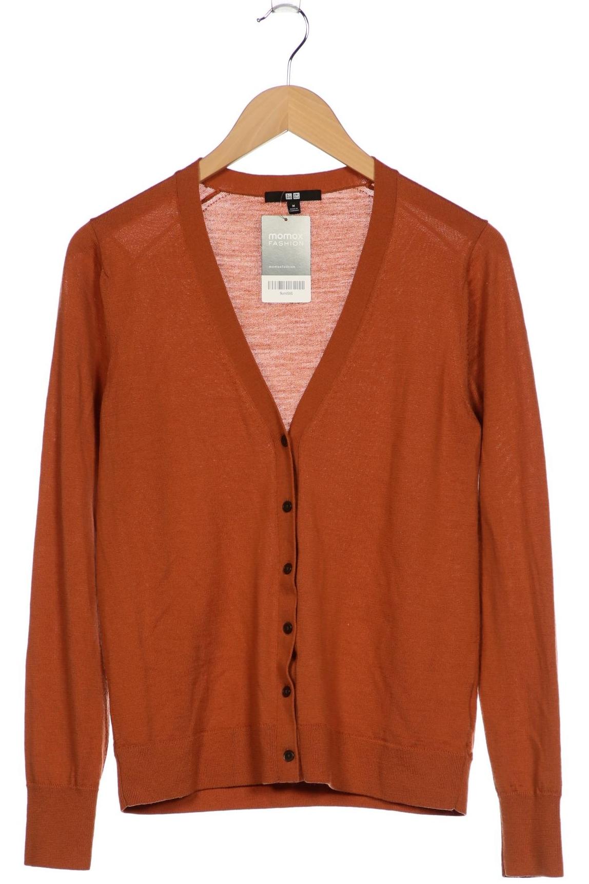 

uniqlo Damen Strickjacke, orange, Gr. 38