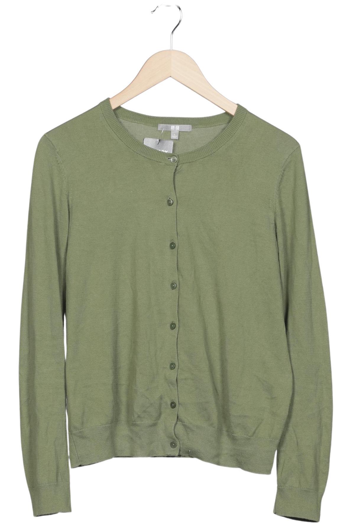 

uniqlo Damen Strickjacke, grün, Gr. 42